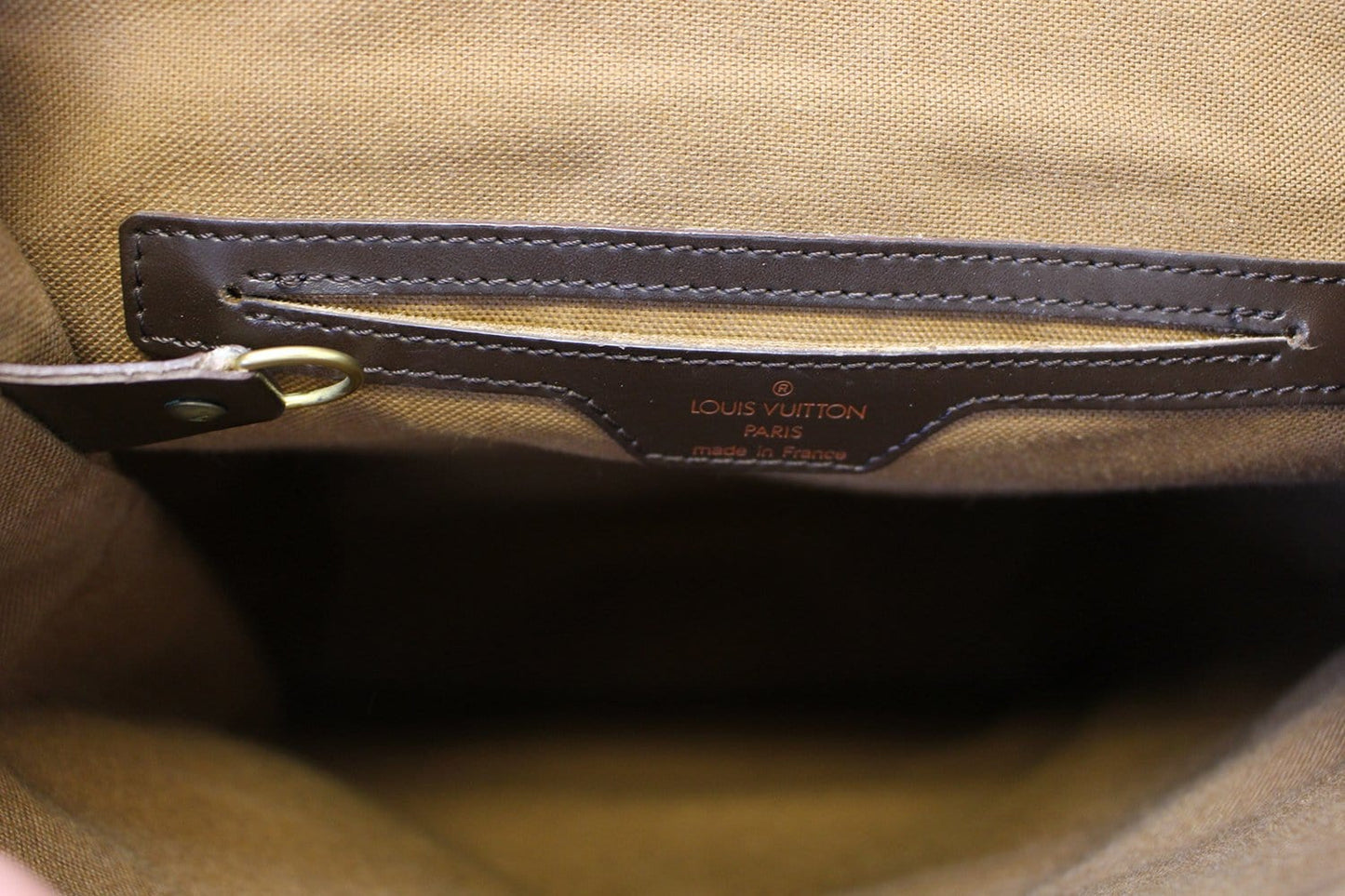 LOUIS VUITTON Damier Ebene SOHO Backpack Bag