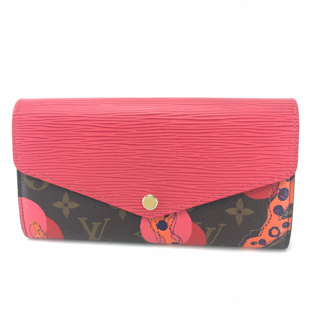 LOUIS VUITTON Folded wallet M60938 Monogram Canvas / Epi Leather multicolor Monogram epi Portefeuille Sarah Women d