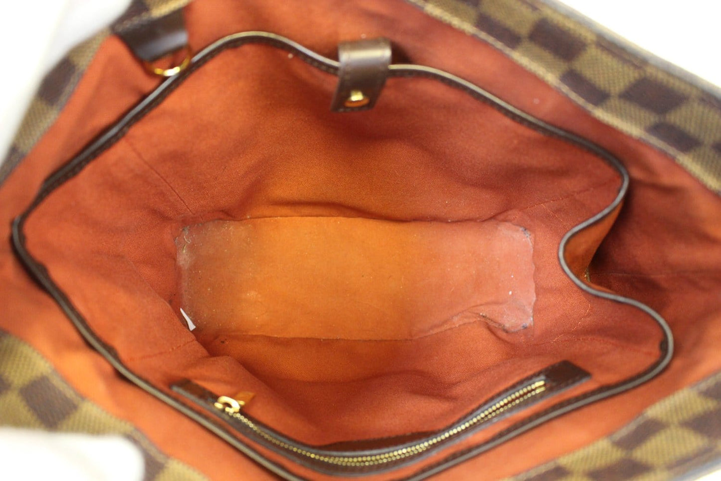 LOUIS VUITTON Cabas Mezzo Damier Ebene Brown Tote Bag