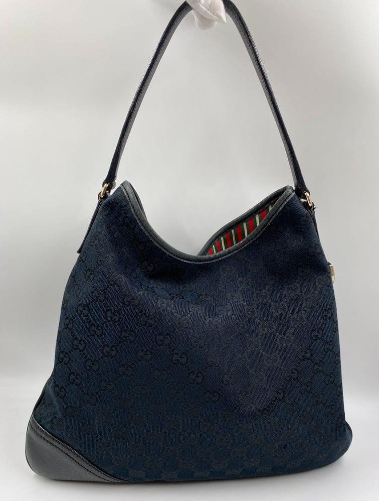Gucci Canvas Hobo Tote