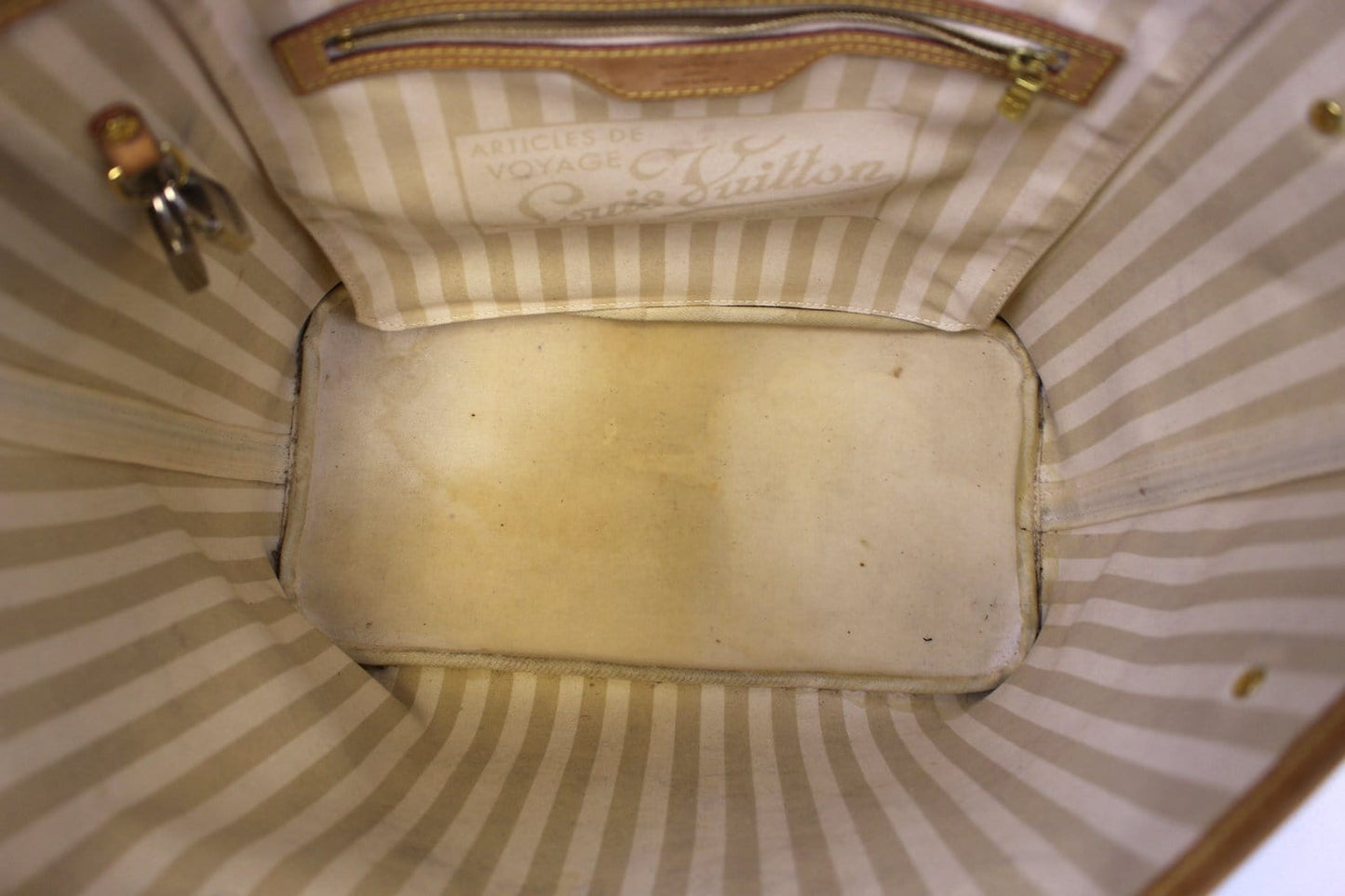 LOUIS VUITTON Limited Edition Monogram Rayures Neverfull MM Tote