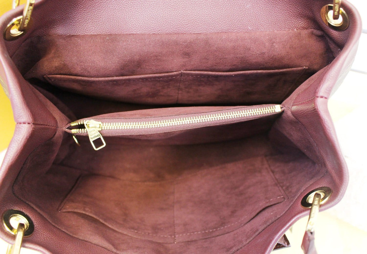 LOUIS VUITTON Aurore Monogram Canvas Olympe Satchel Bag