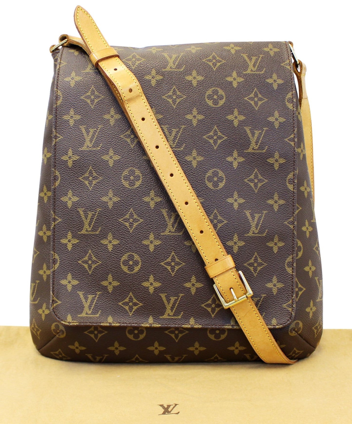 LOUIS VUITTON Monogram Canvas Mtte Salsa GM Crossbody Bag