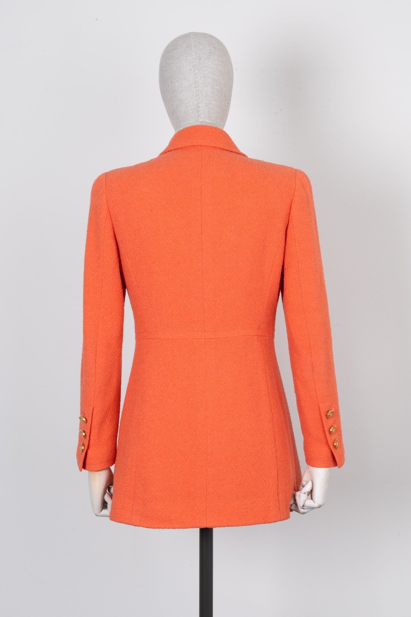 CHANEL Jacket Tweed Coral 96 Cruise