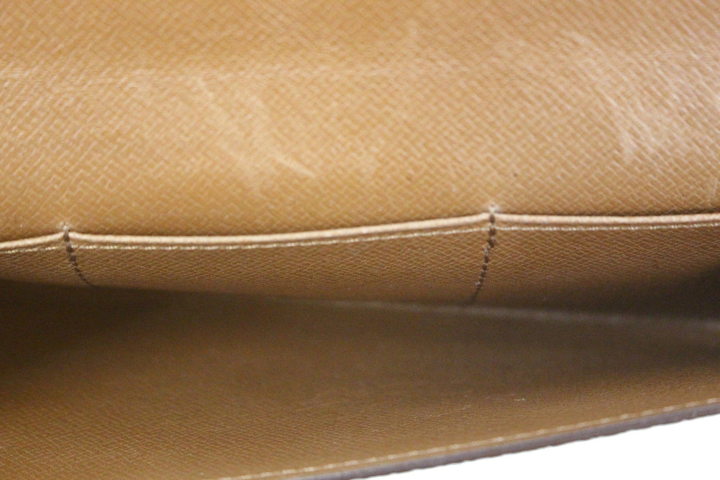 LOUIS VUITTON Credit Wallet Monogram Canvas Porte Yen 3 Cartes
