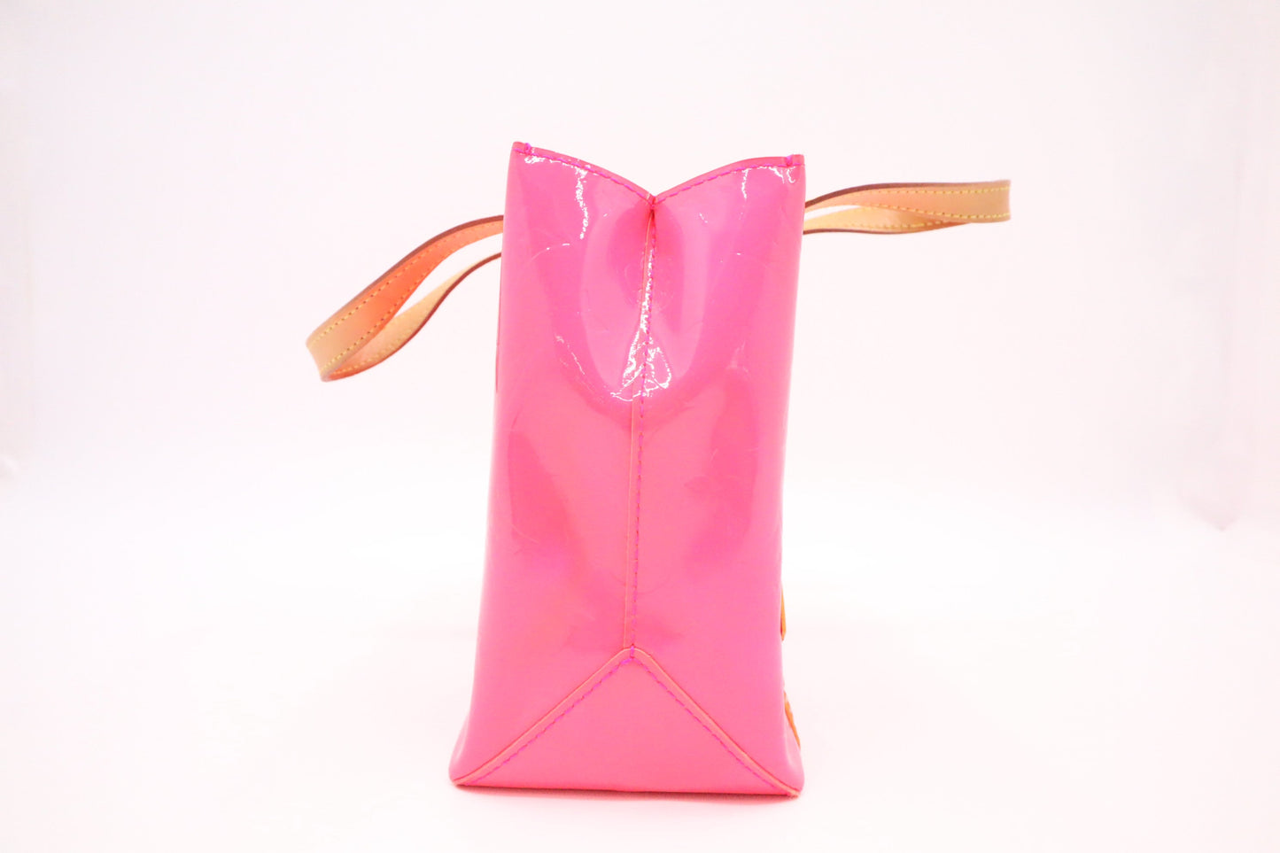Louis Vuitton x Robert Wilson Reade PM in Pink & Orange Vernis Leather