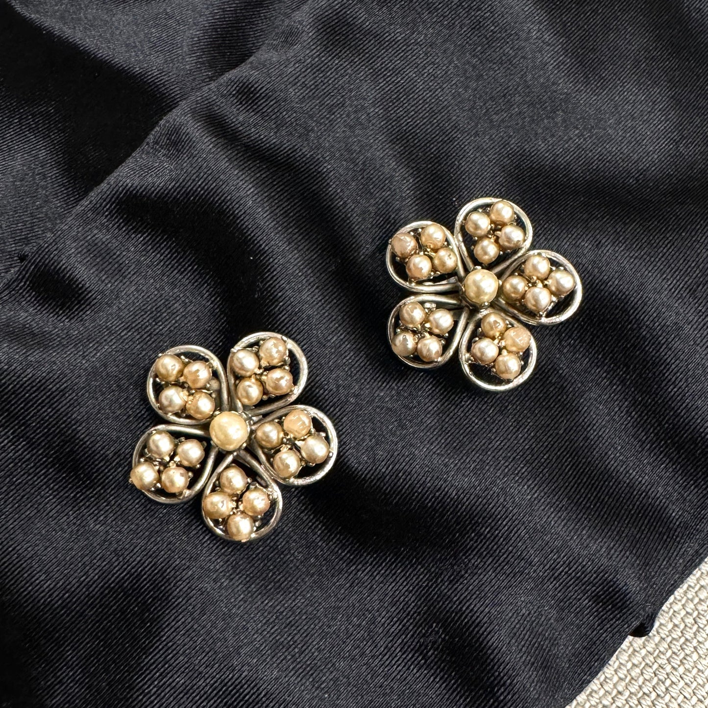 Chanel Pearl Earrings