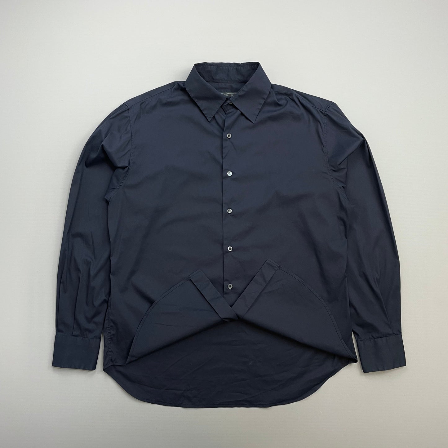 Prada Milano Navy 2000 Formal Shirt