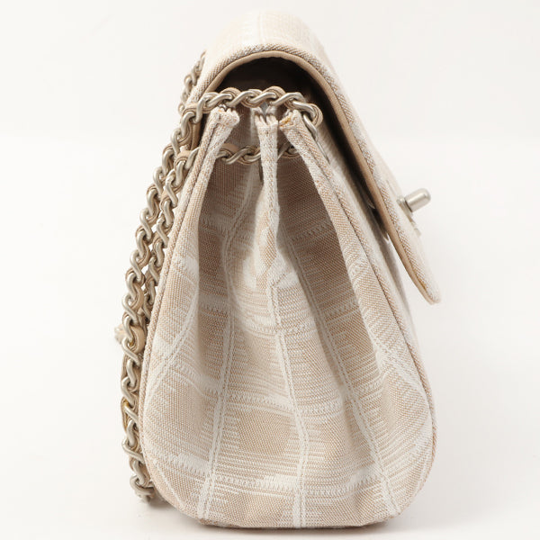 Chanel Around 2002 Made New Travel Line Matelasse Plate Chain Bag