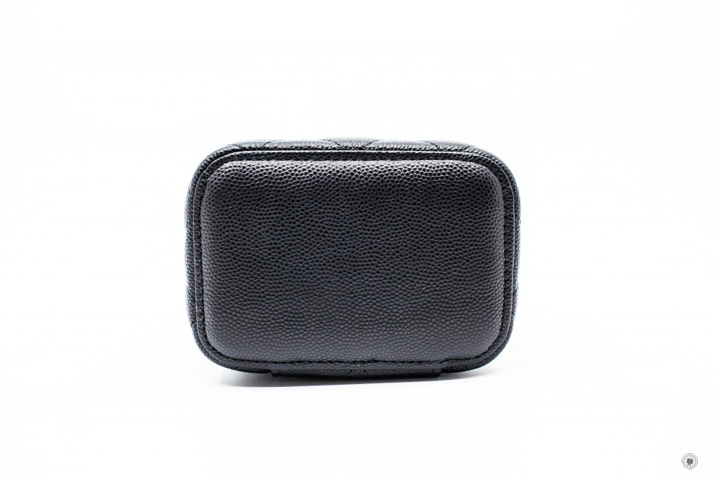 Chanel APY Small Vanity Black / C Caviar Shoulder Bags Pbhw