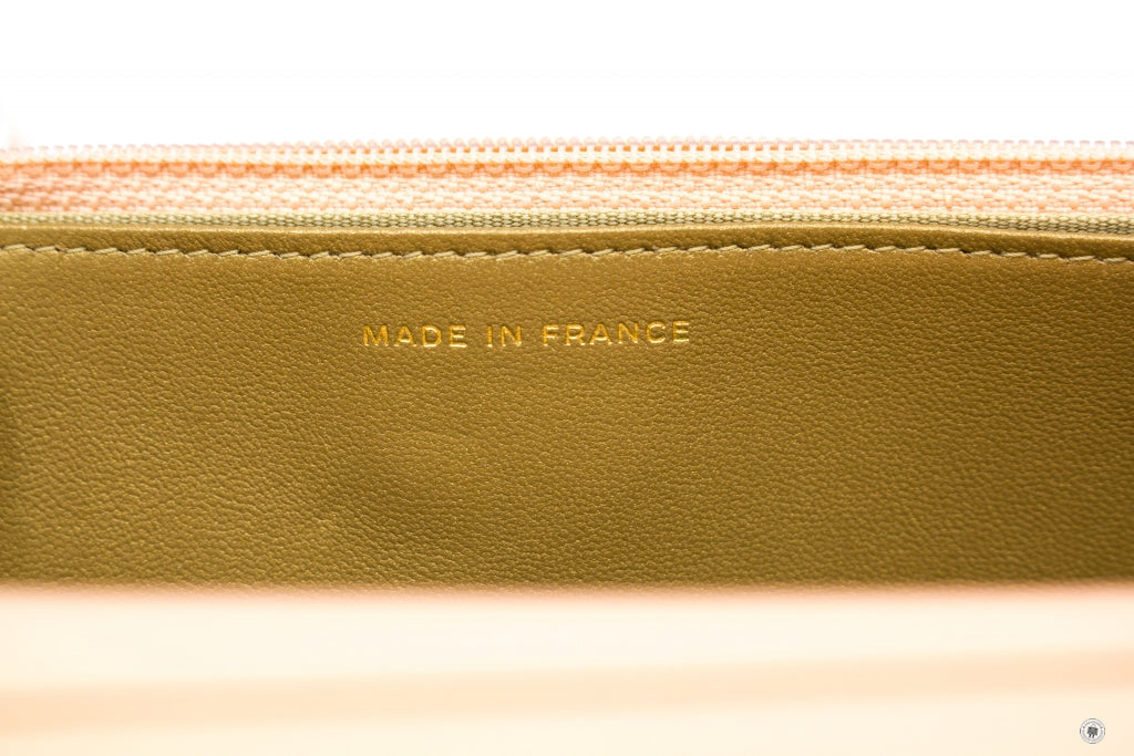 Chanel AP1450B02916 Wallet ON Chain Woc Apricot NG119 Lambskin Shoulder Bags Gbhw