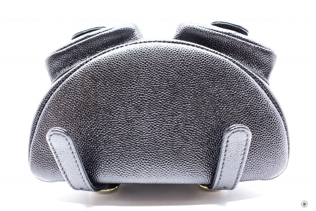 Chanel AS3787 B10184 94305 Small Backpack Black 94305 Calfskin Shoulder Bags Ghw
