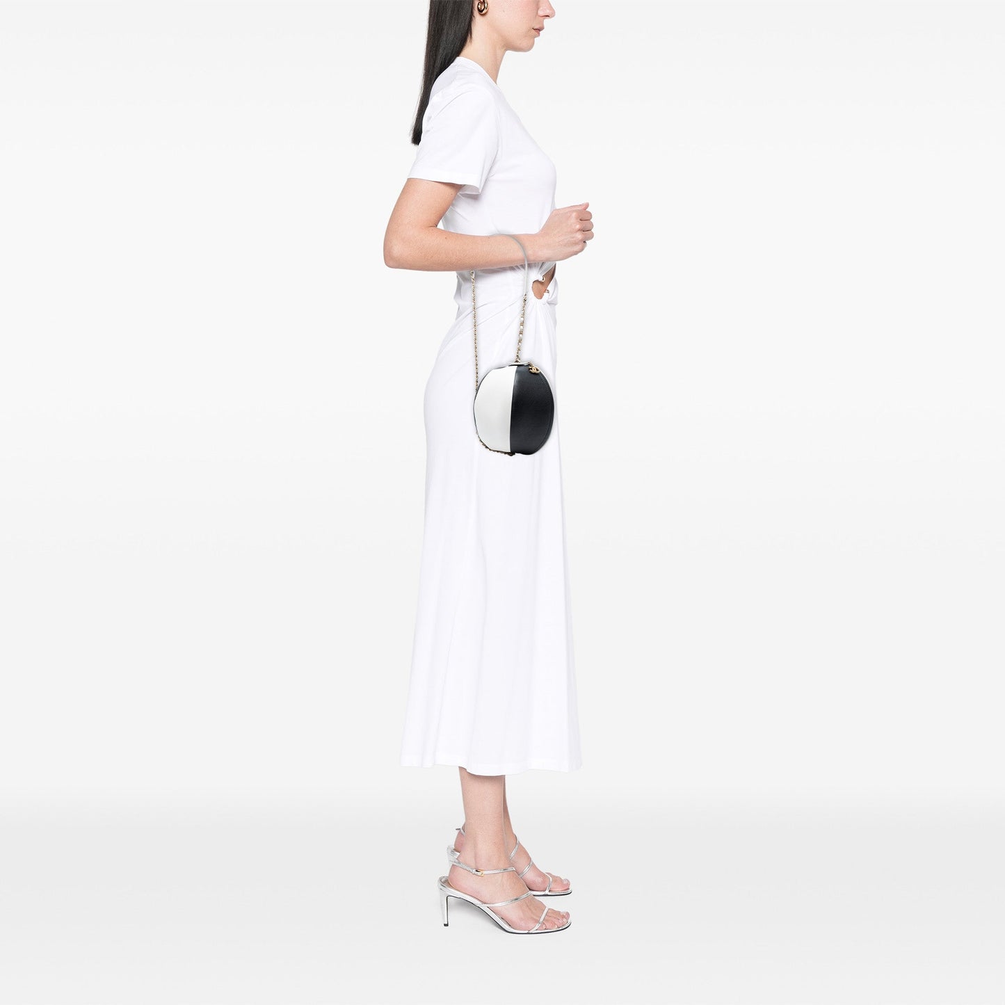 Black Chanel Calfskin Coco Beach Ball Bag
