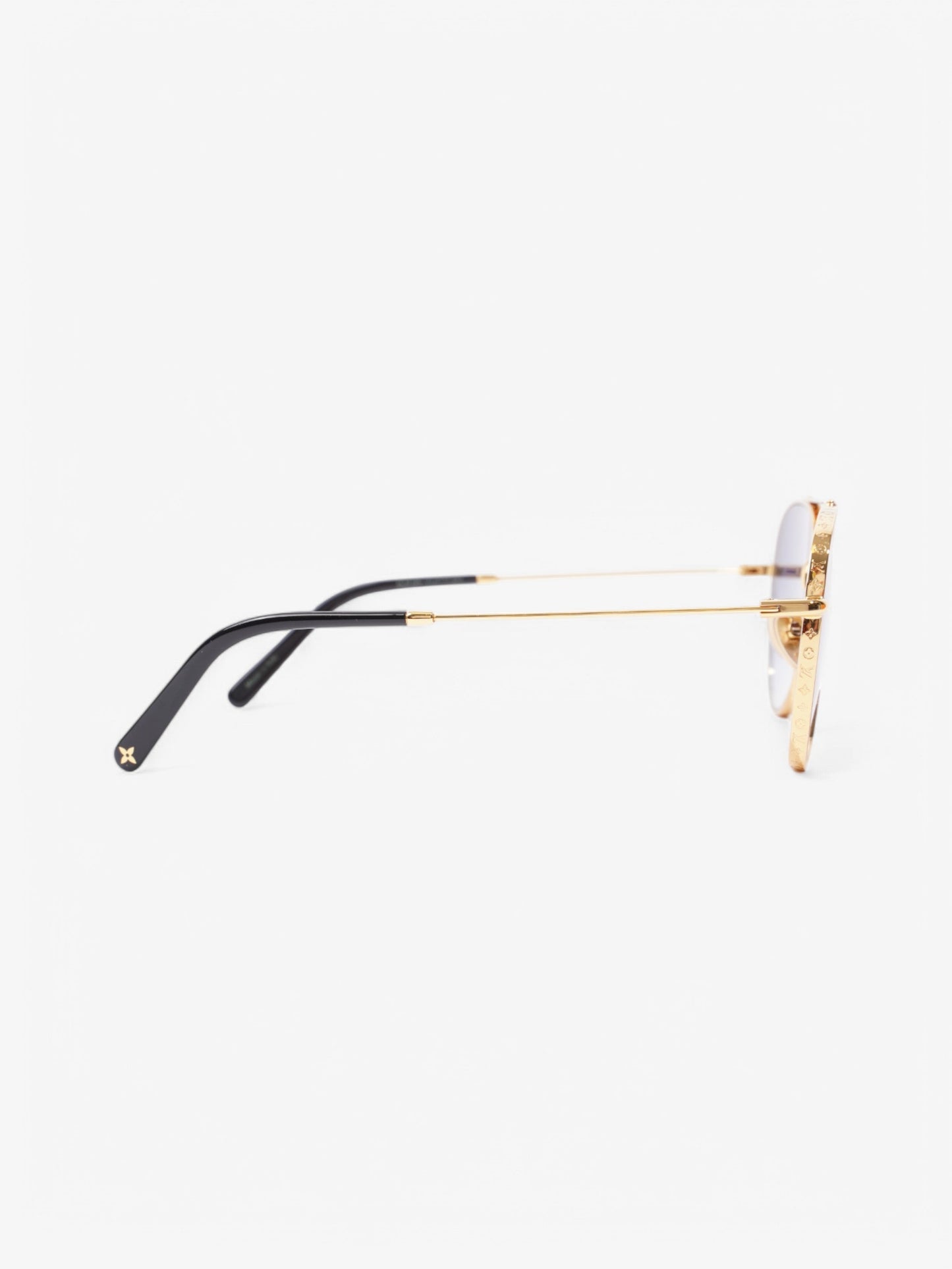 Louis Vuitton Z1782U Sunglasses Gold Base Metal 145mm
