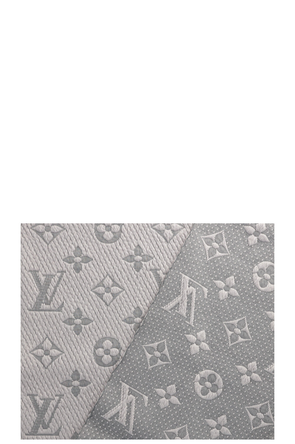 LOUIS VUITTON Logomania Scarf Light Grey