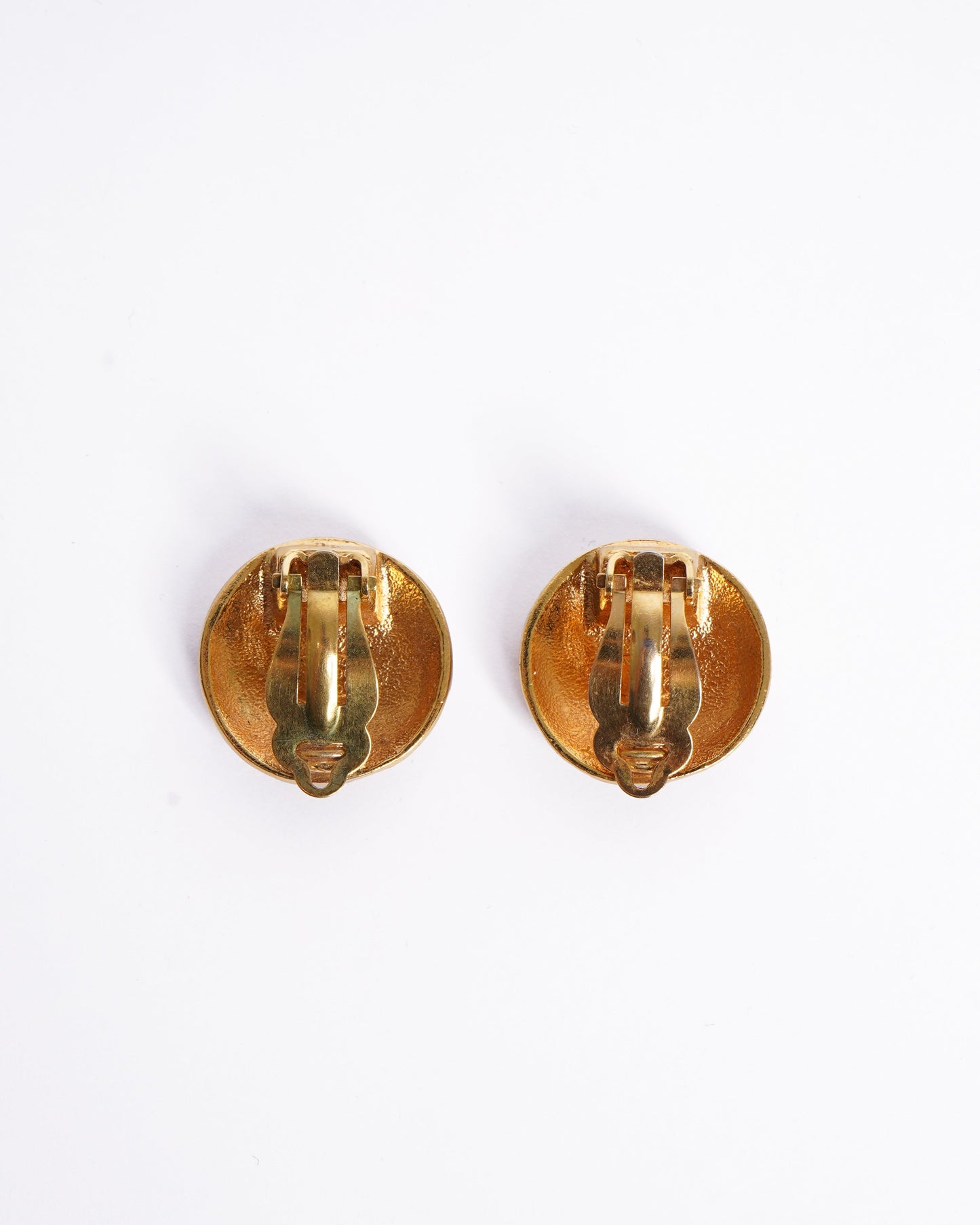 Chanel 1996 Gold Plated Earring Made In France