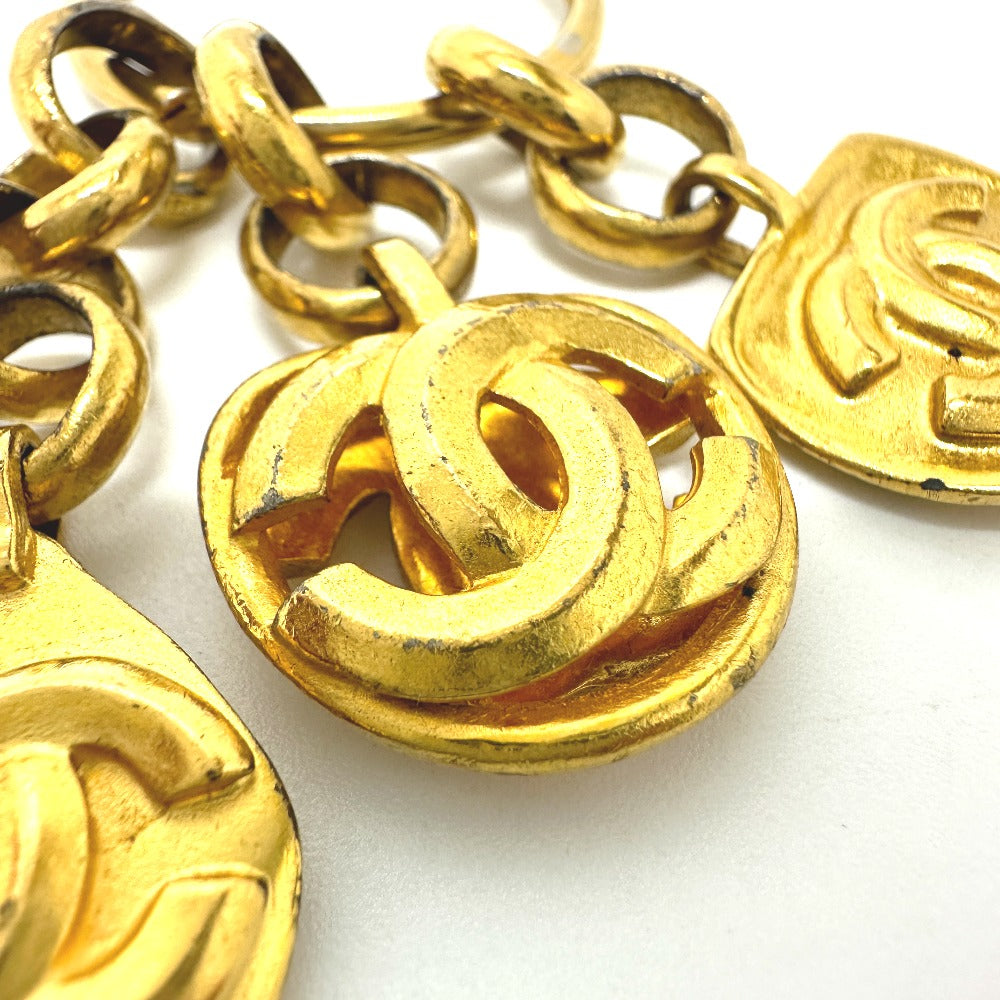 CHANEL charm Gold Plated gold COCO Mark Women