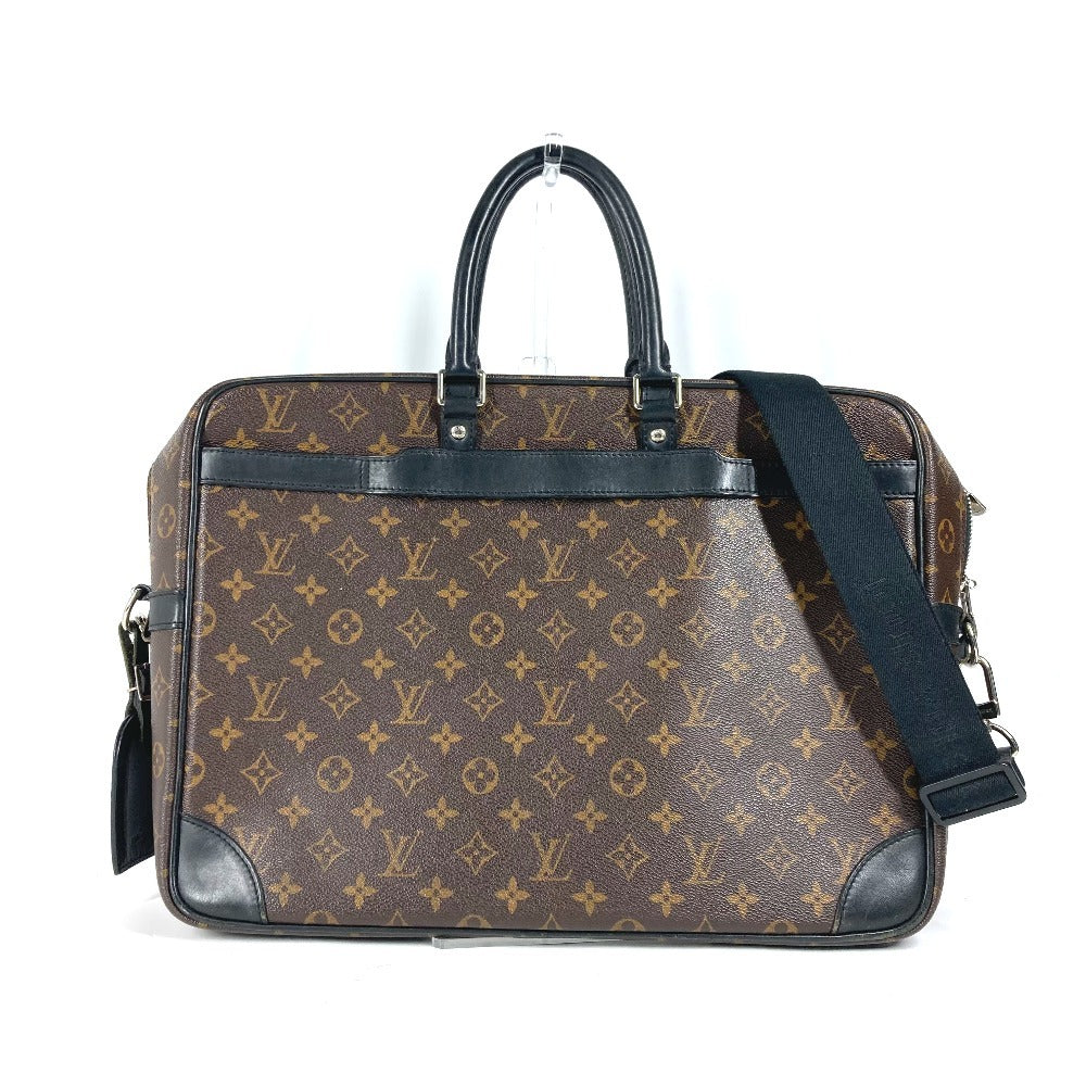 LOUIS VUITTON Business bag M40224 Monogram macacer canvas Brown Monogram macacer Porto Documan VowayajuGM mens d