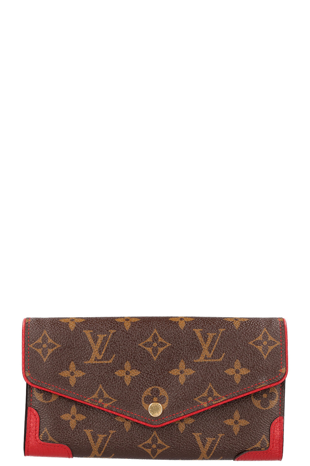LOUIS VUITTON Sarah Wallet Retiro MNG & Red
