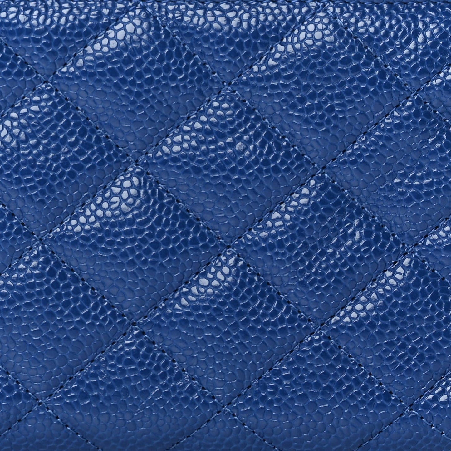 Chanel Caviar Quilted Incognito Classic iPhone Pouch Blue