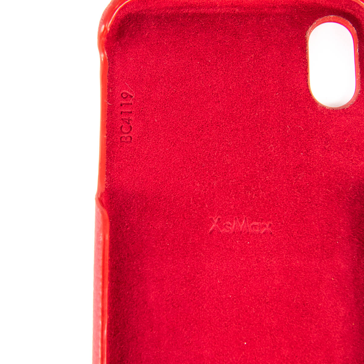 Louis Vuitton Scarlet Calfskin & Monogram Bumper Pallas iPhone X/XS Case
