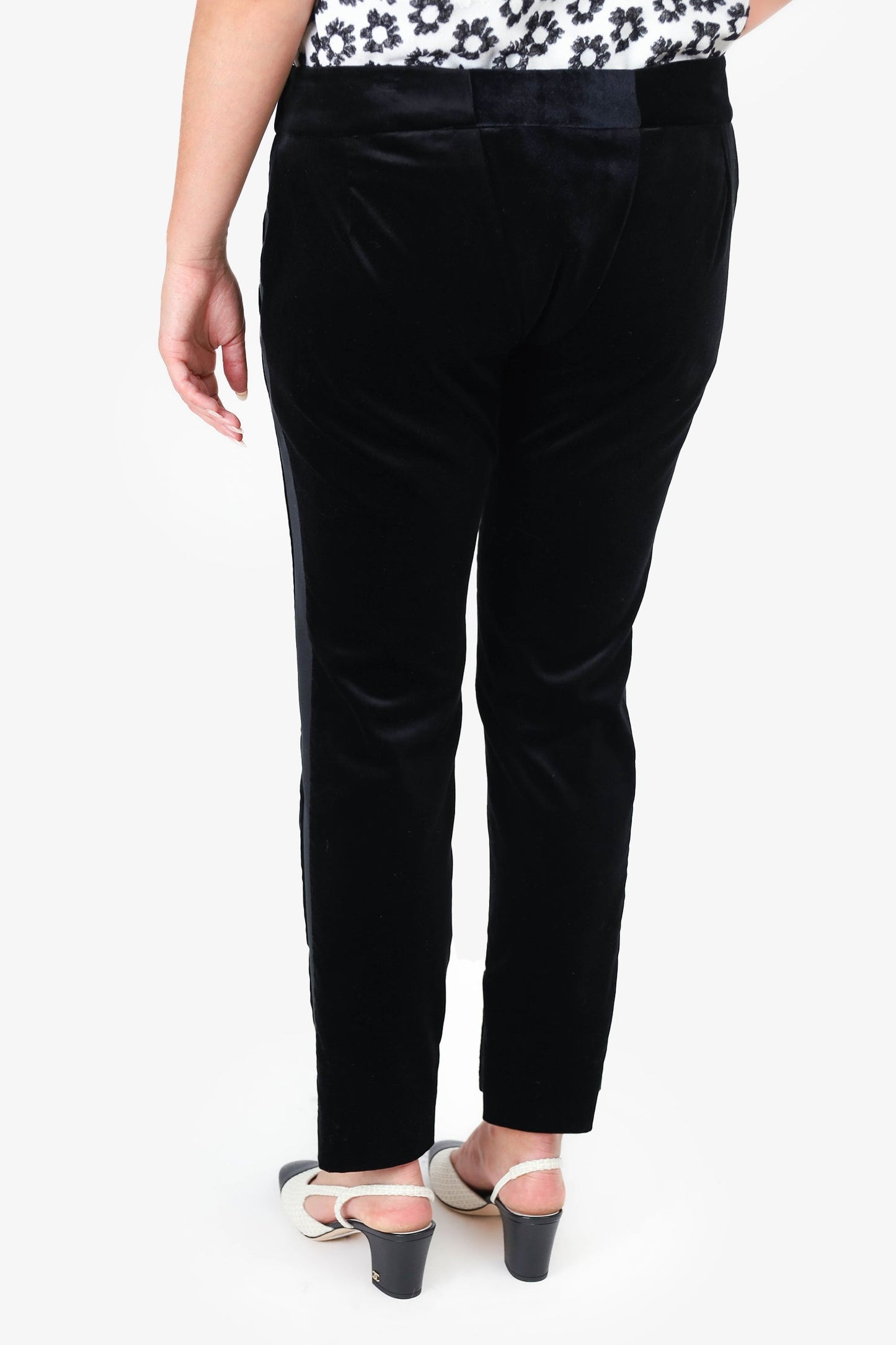 Gucci Black Velvet Tro rs Size M
