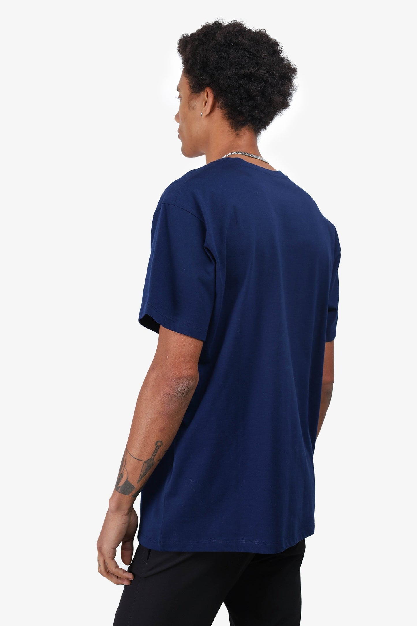 Gucci x Adidas Navy Graphic Print T-Shirt Size S Mens