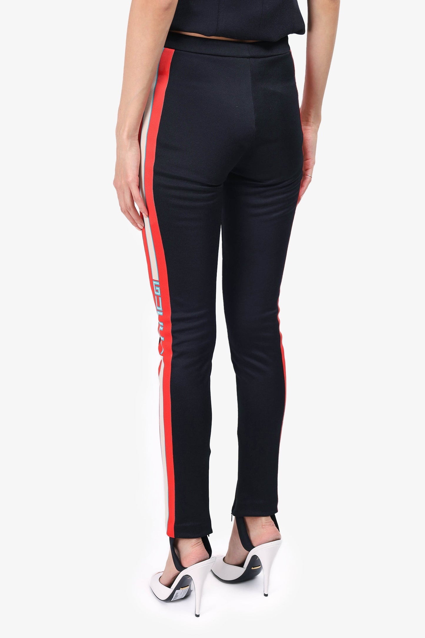 Gucci Black Logo Stirrup Pant Size XS