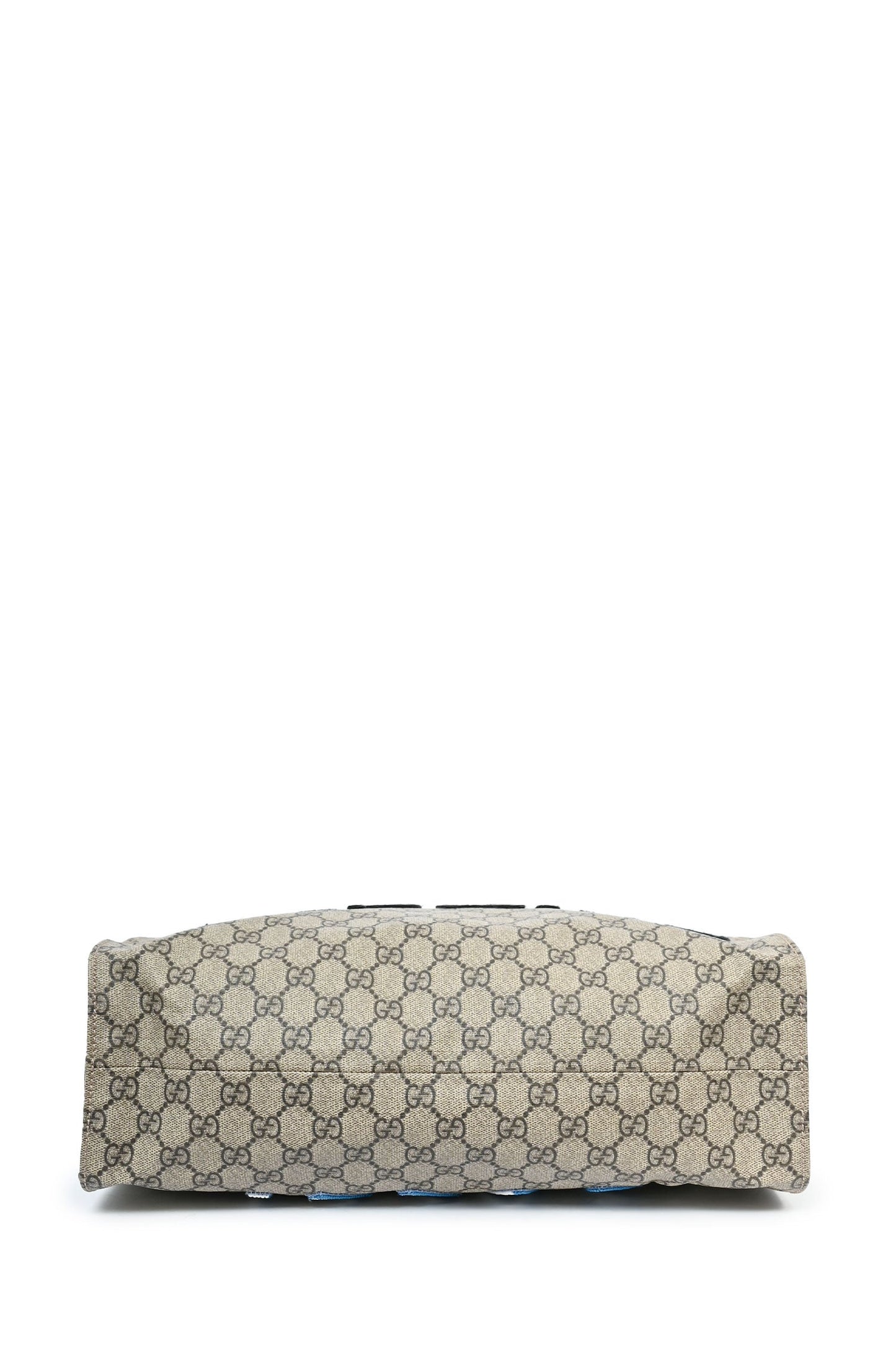 Gucci X Disney Monogram Leather/Coated Canvas 'Donald Duck' Slip Handle Bag with Strap
