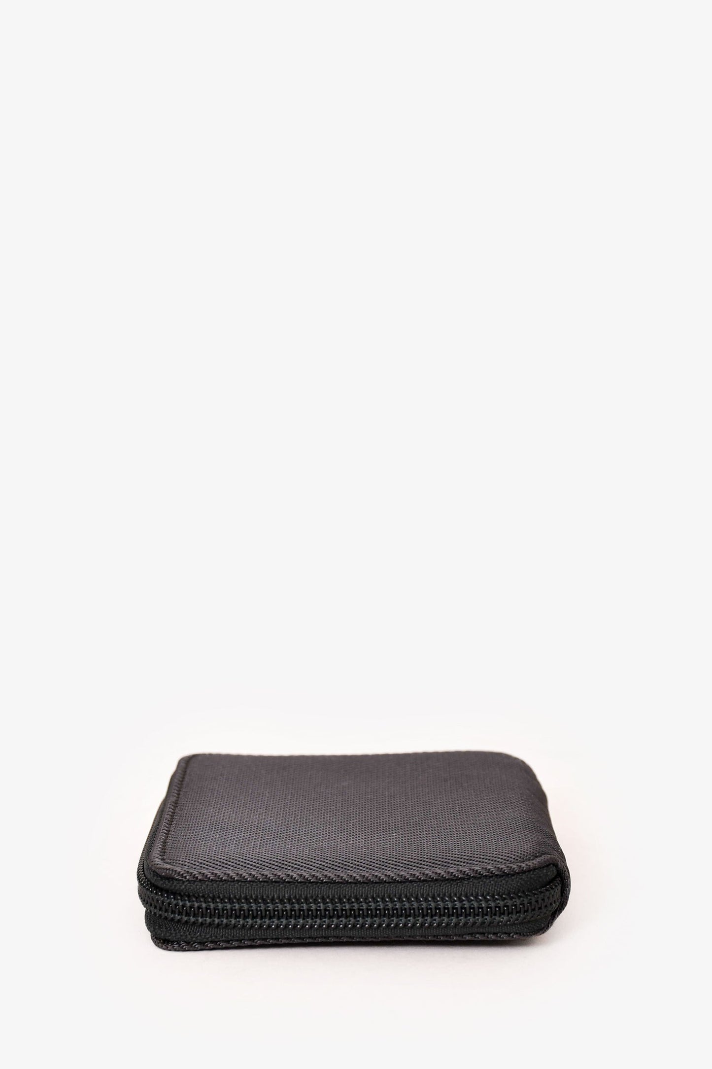 Gucci Grey Canvas Zip Around Key Holder Wallet