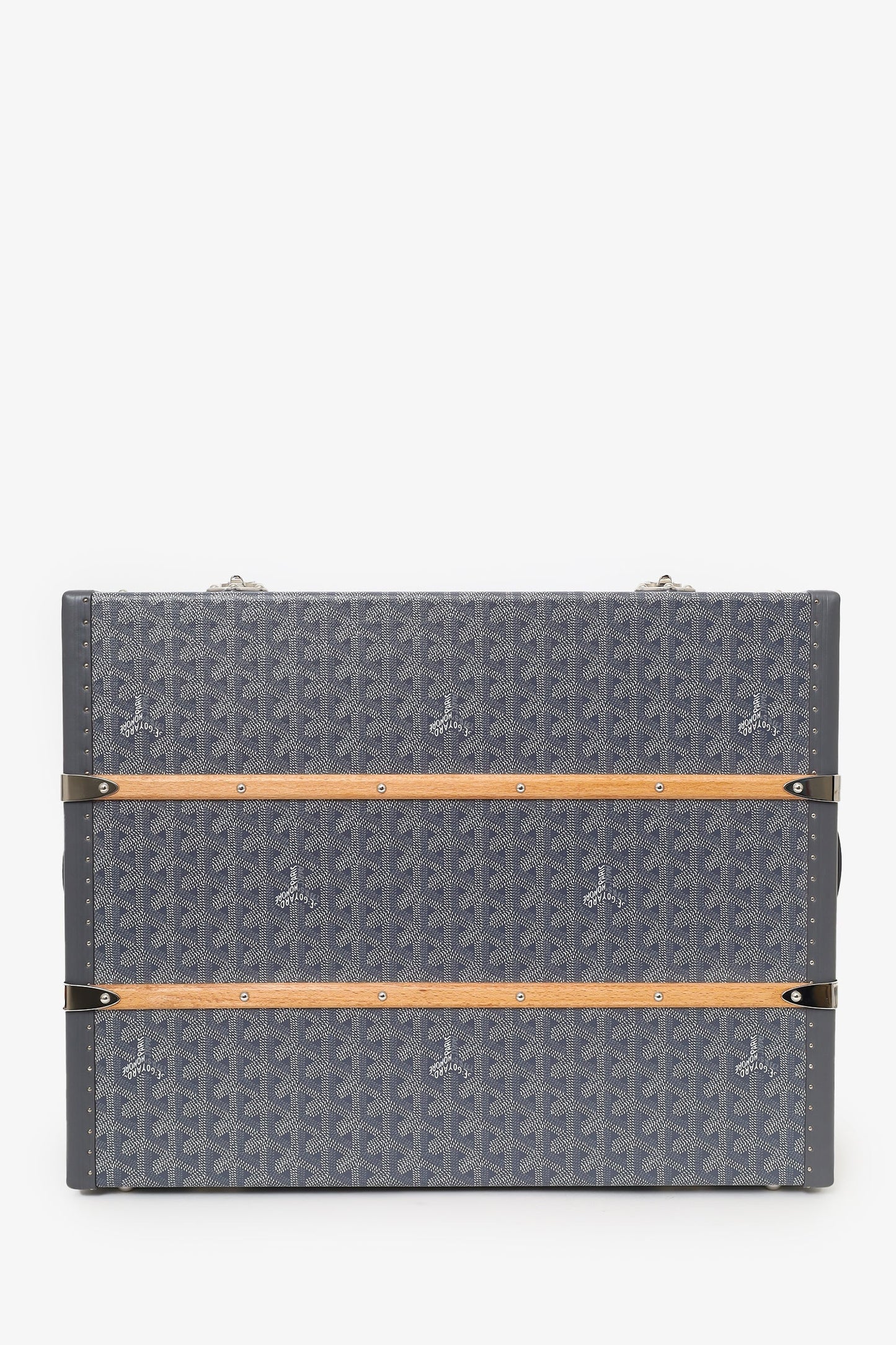 Goyard Grey Goyardine Canvas Limited Edition 4-Piece Art Book & Trunk Set