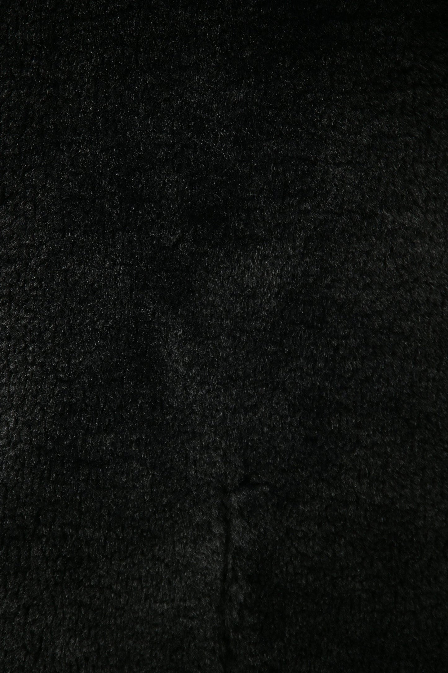 Saint Laurent Black Faux Fur Scarf