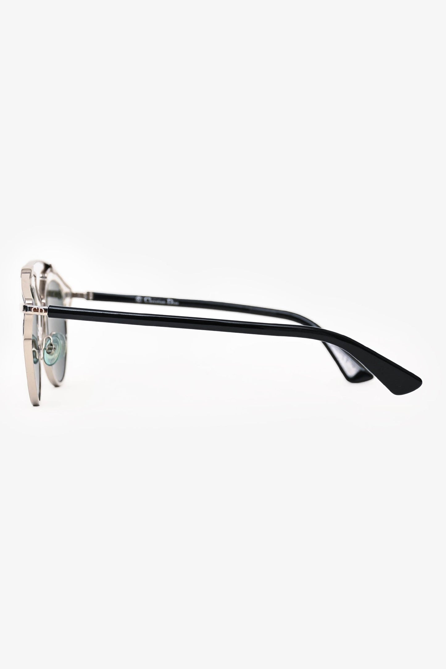 Christian Dior Silver Tone Metal DiorSoReal Sunglasses