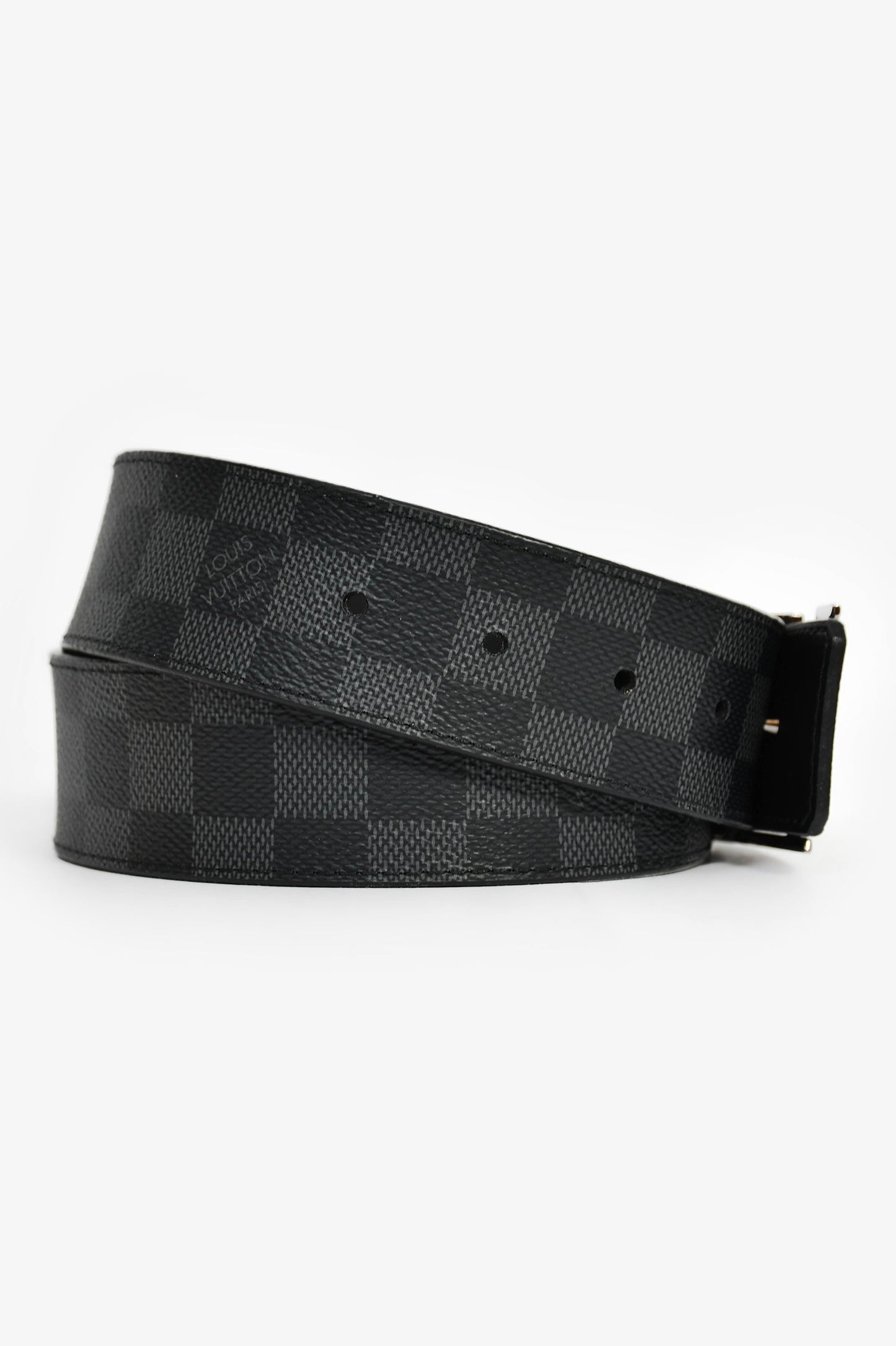 Louis Vuitton Damier Eclipse LV Buckle Belt Size 80