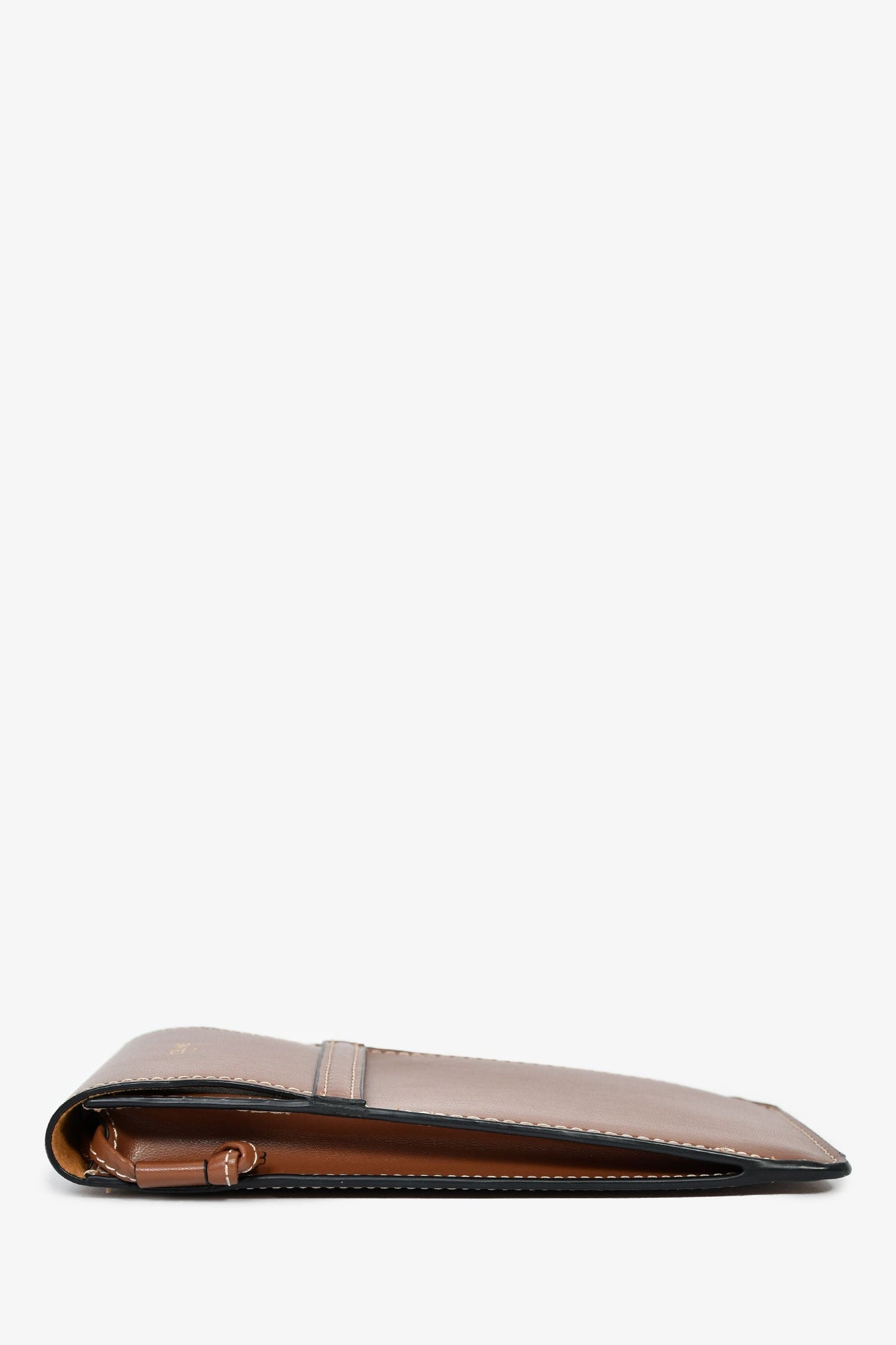 Celine Brown Leather Sunglass Pouch