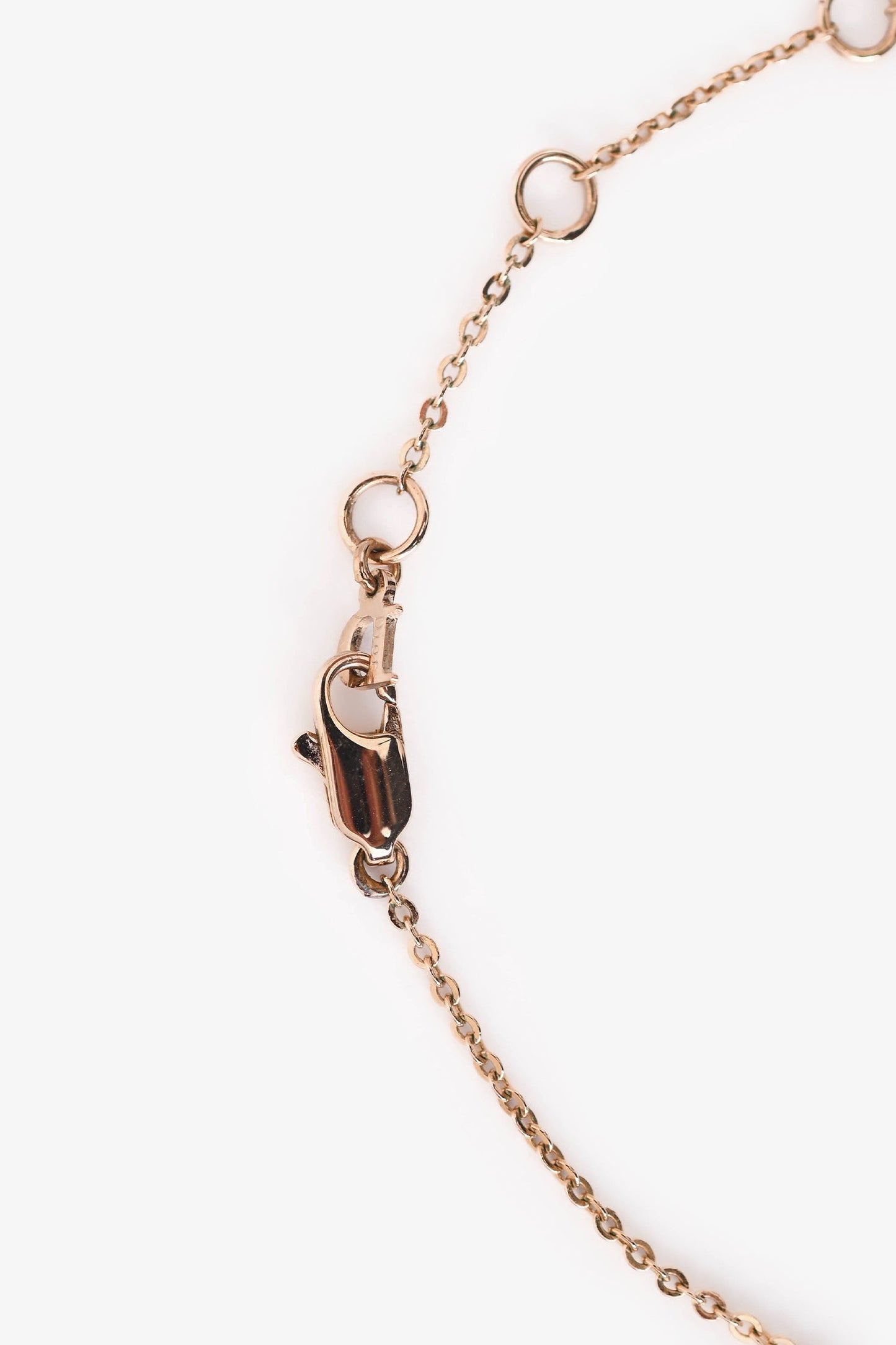 Christian Dior Gold Tone 'Dior' Necklace