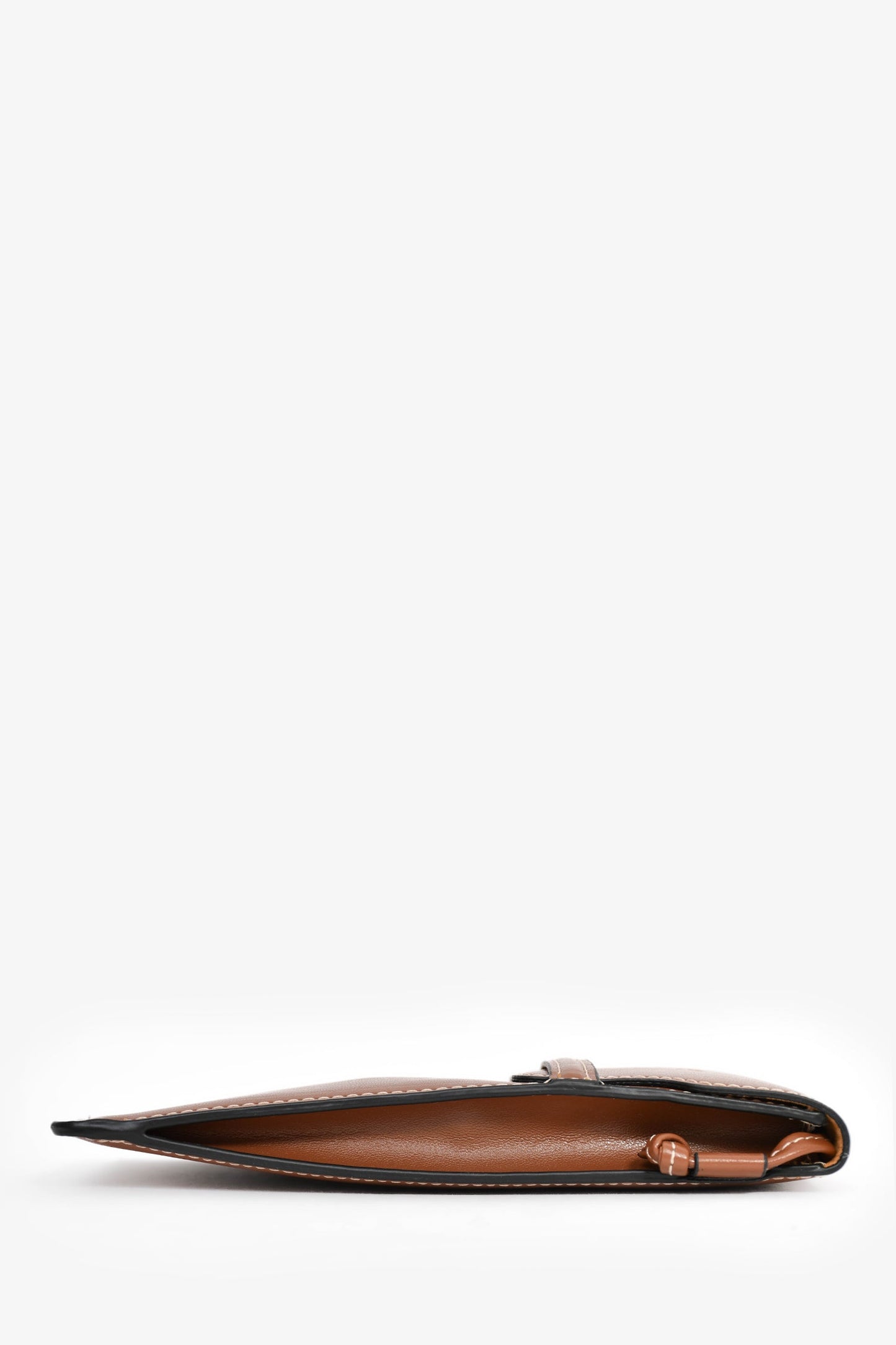 Celine Brown Leather Sunglass Pouch