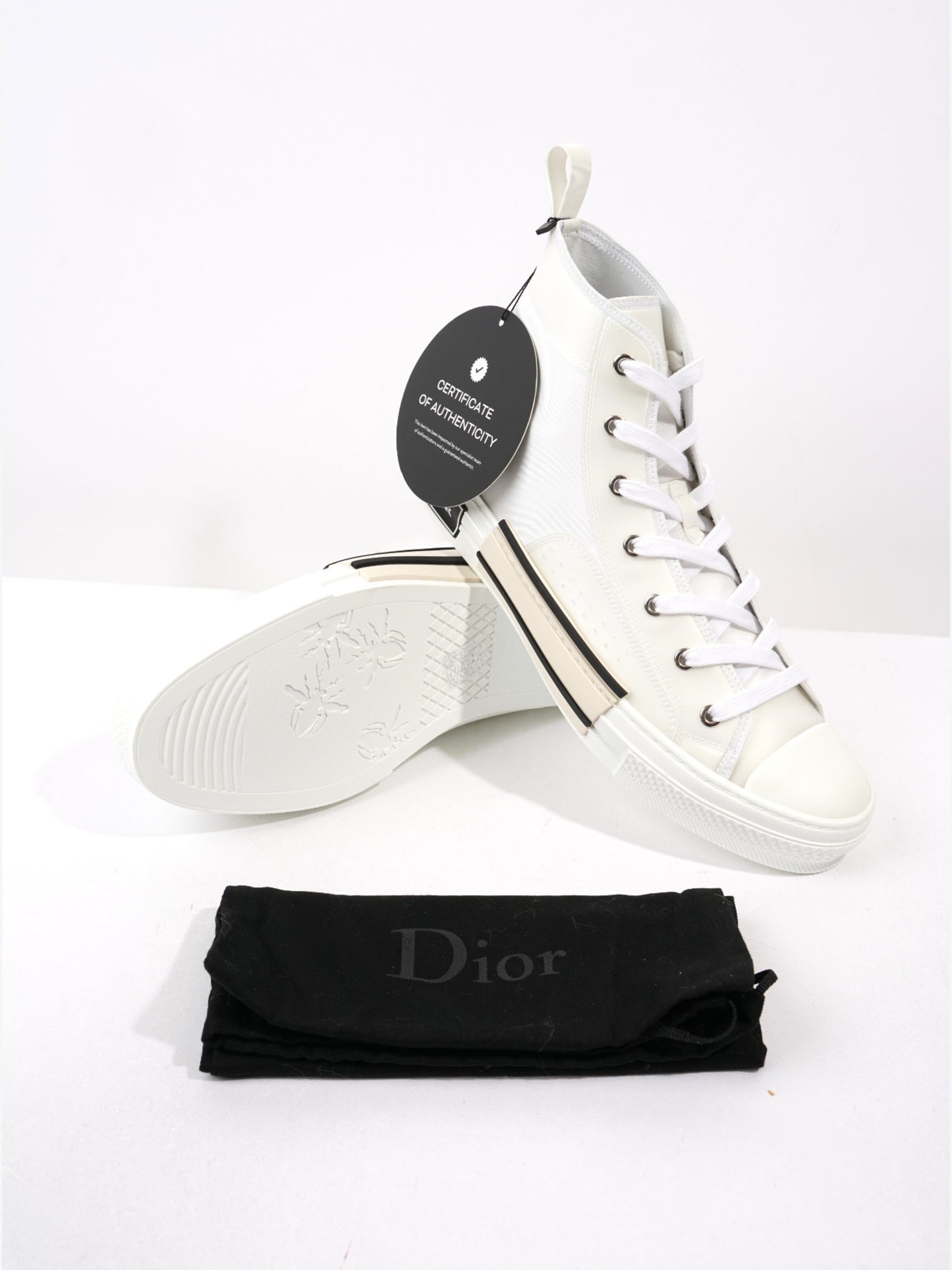 Christian Dior B23 High-tops White Rubber EU 44.5 UK 10.5