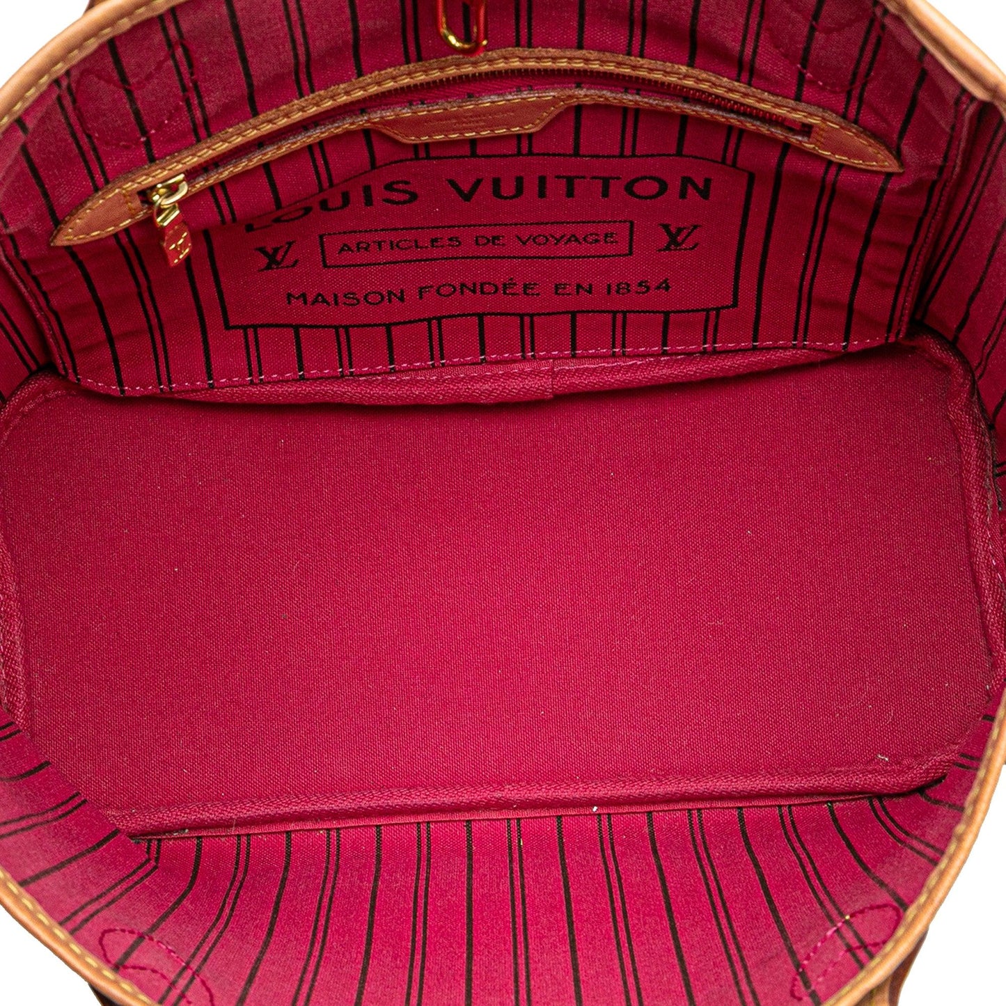 Brown Louis Vuitton Monogram Neverfull PM Tote Bag