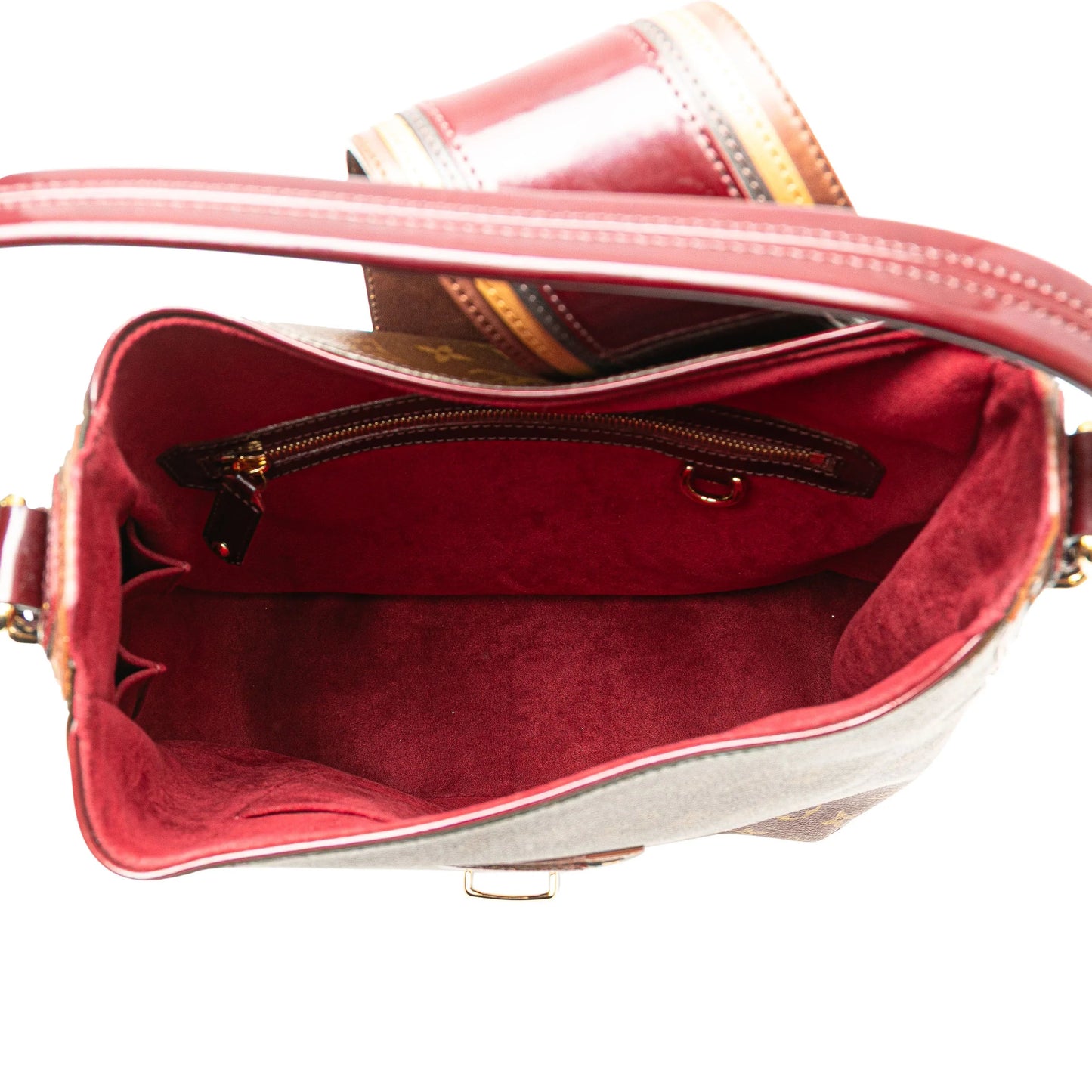 Brown Louis Vuitton Monogram Mirage M tte Shoulder Bag