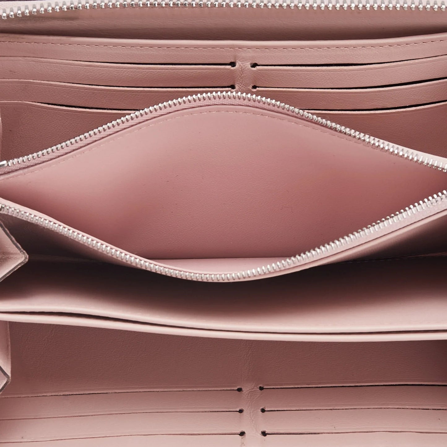 Pink Louis Vuitton Monogram Mahina Zippy Wallet