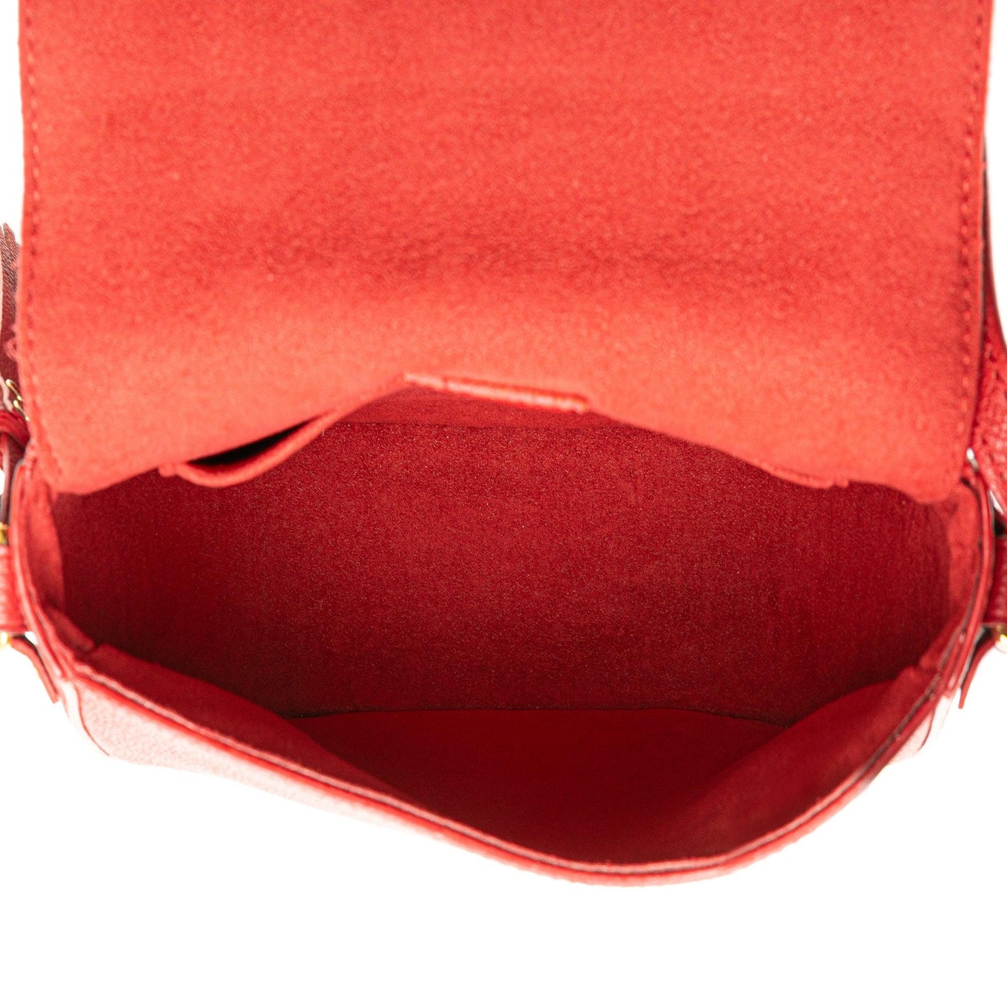 Red Louis Vuitton Monogram Empreinte Junot Crossbody Bag