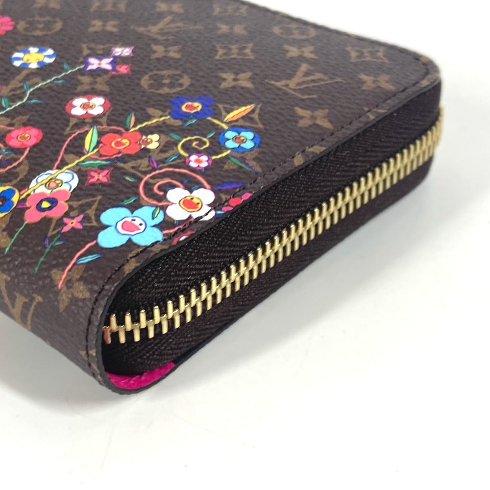 LOUIS VUITTON Long Wallet Purse M14162 Monogram canvas Brown Japan exclusive LVxTM Zippy wallet