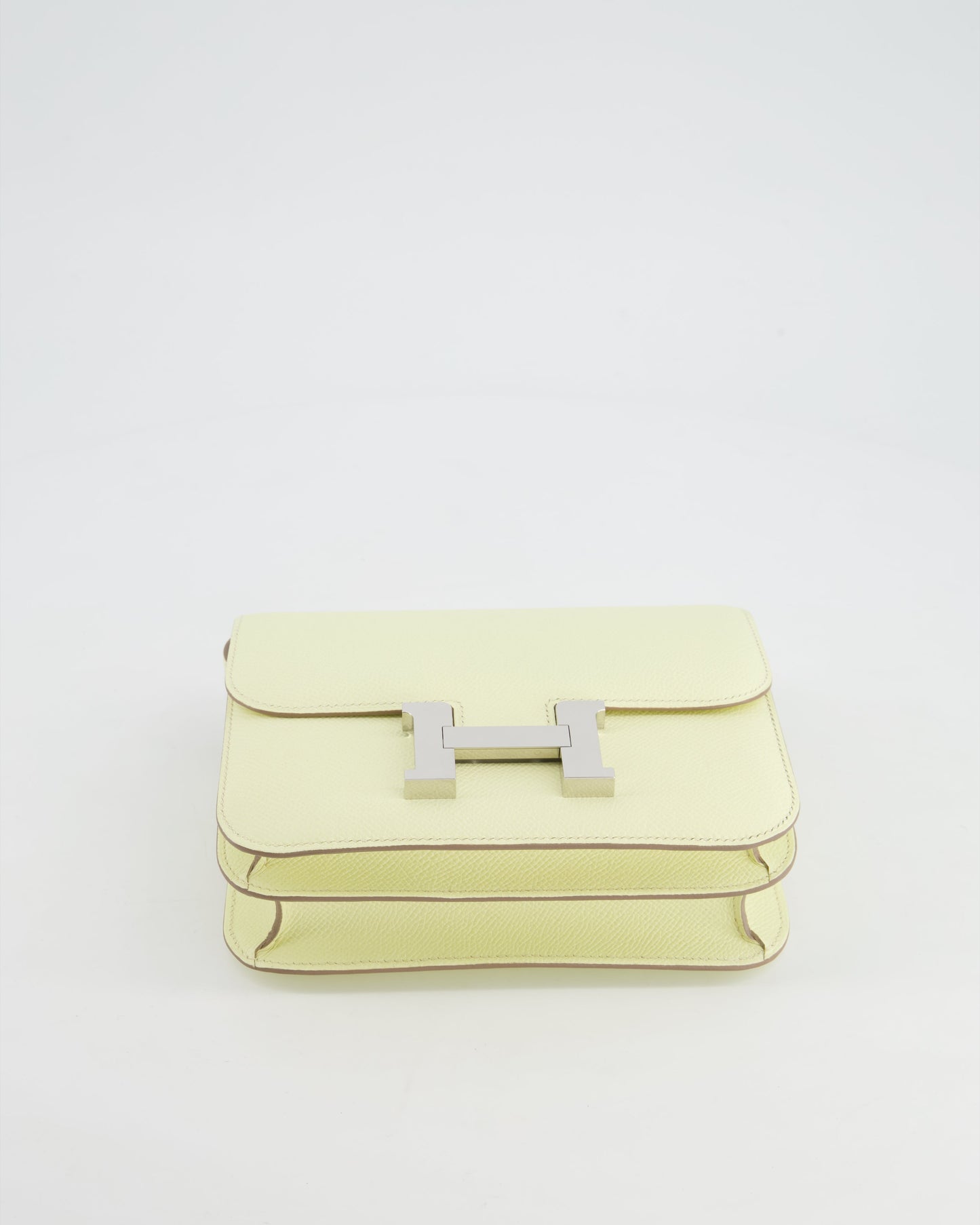 *NEW COLOUR* Hermès Constance III 18 Miroir Bag in Jaune Milton Epsom Leather with Palladium Hardware