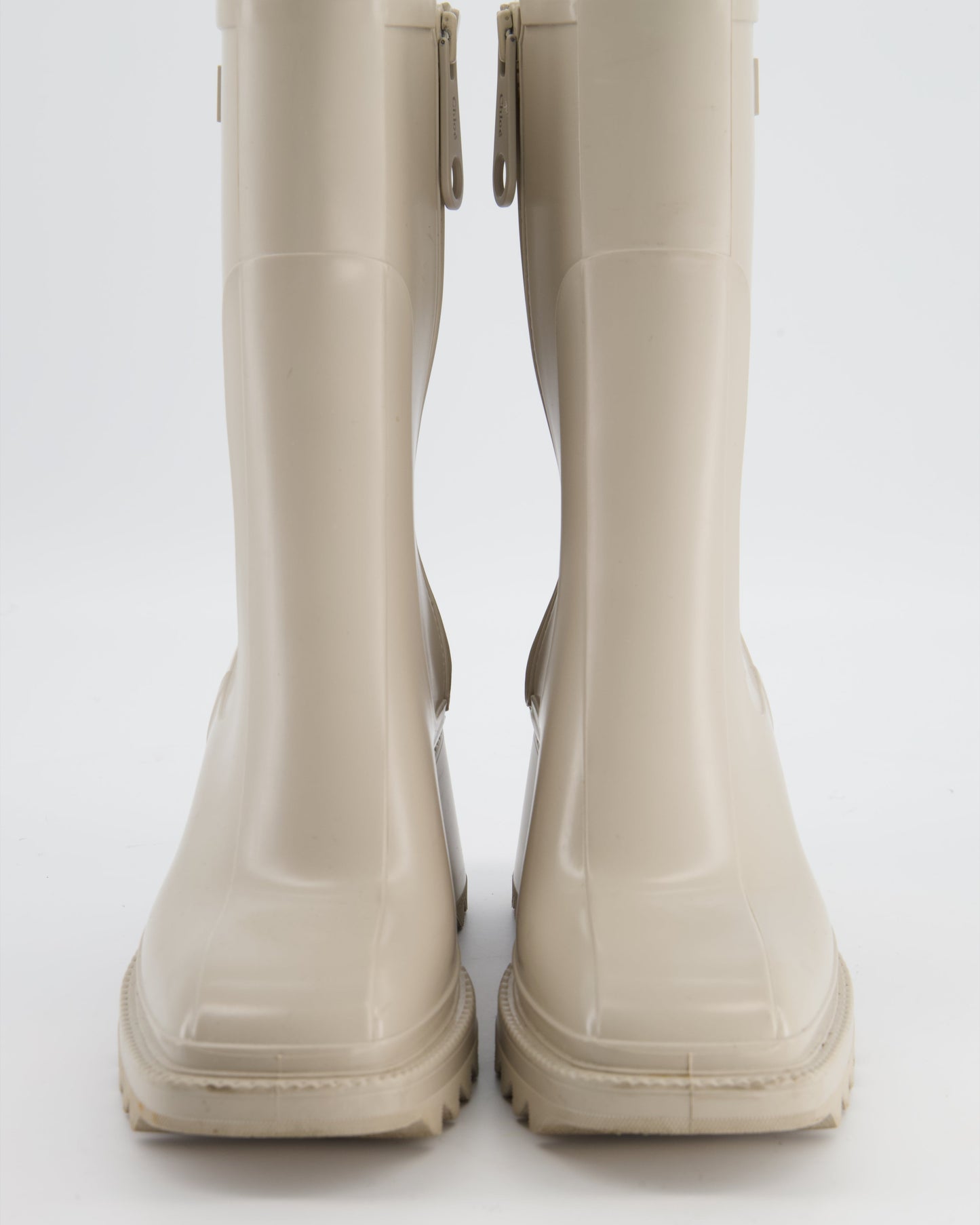 ChloŽ Beige Nomad Betty Rain Boots Size EU 38 RRP £420
