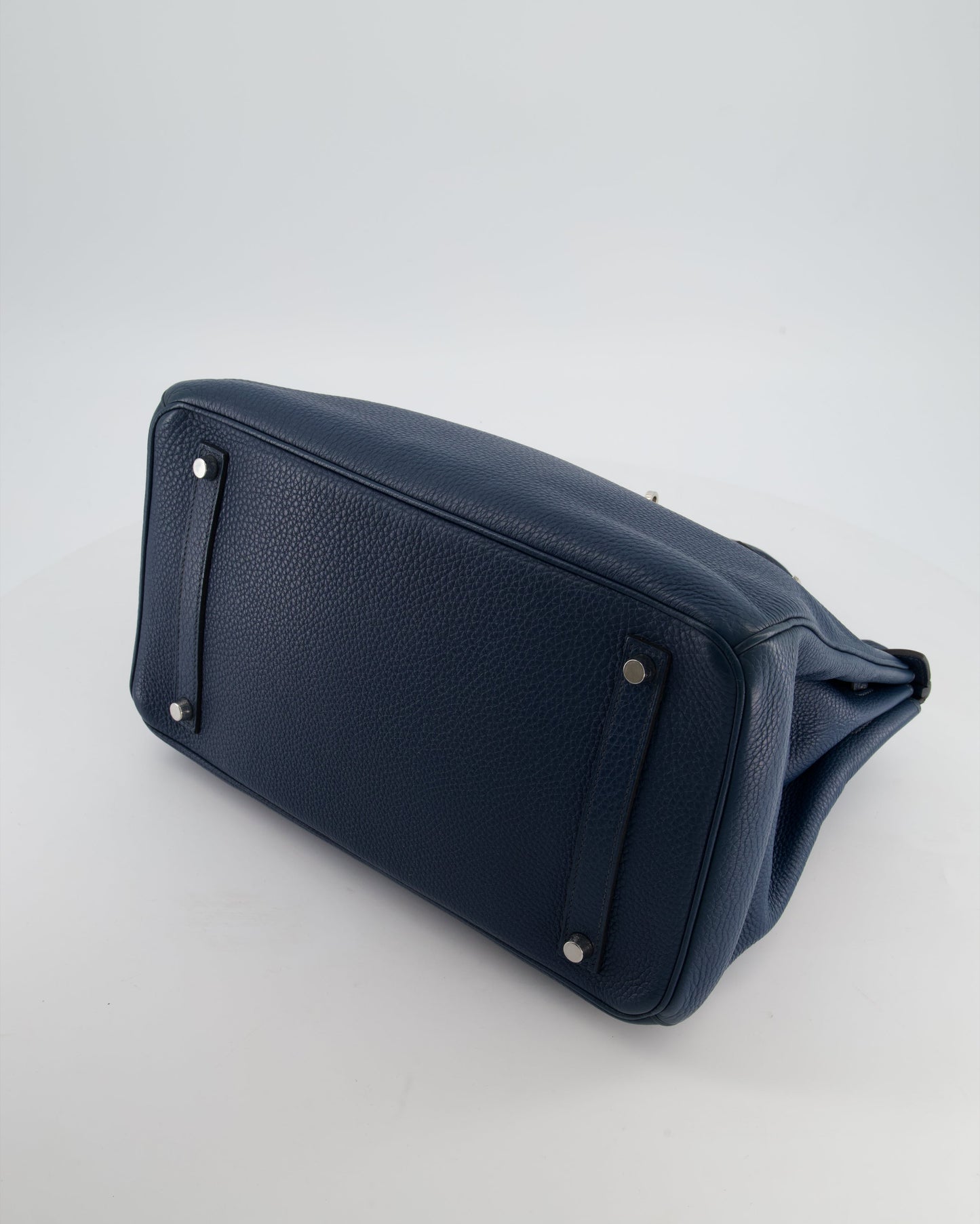 Hermès Birkin 35 in Blue Marine Togo Leather with Palladium Hardware