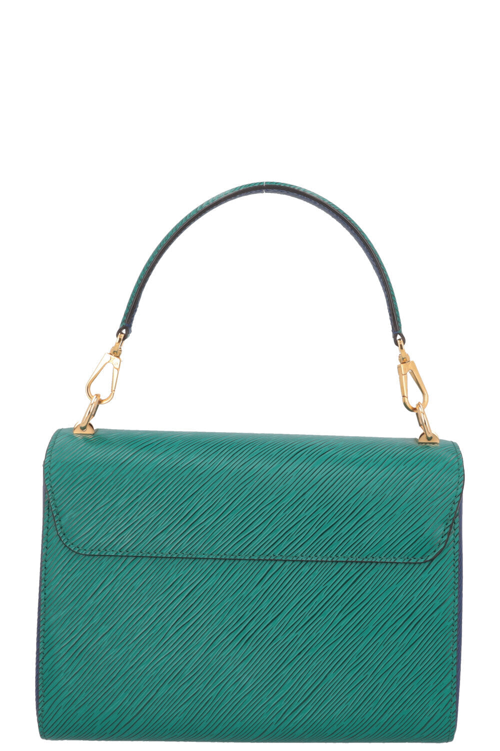 LOUIS VUITTON Twist MM Leather Green Blue