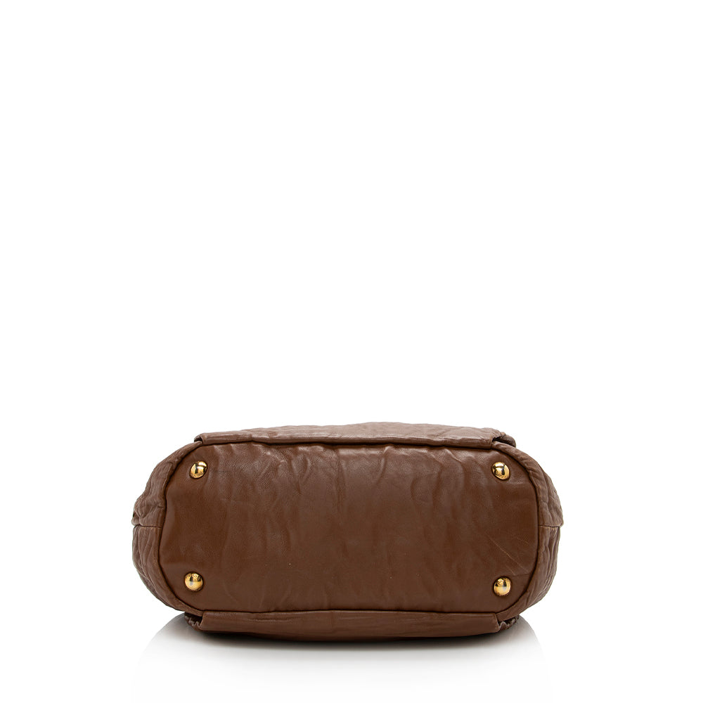 Prada Nappa Antique Bow Satchel - FINAL SALE (SHF-15430)