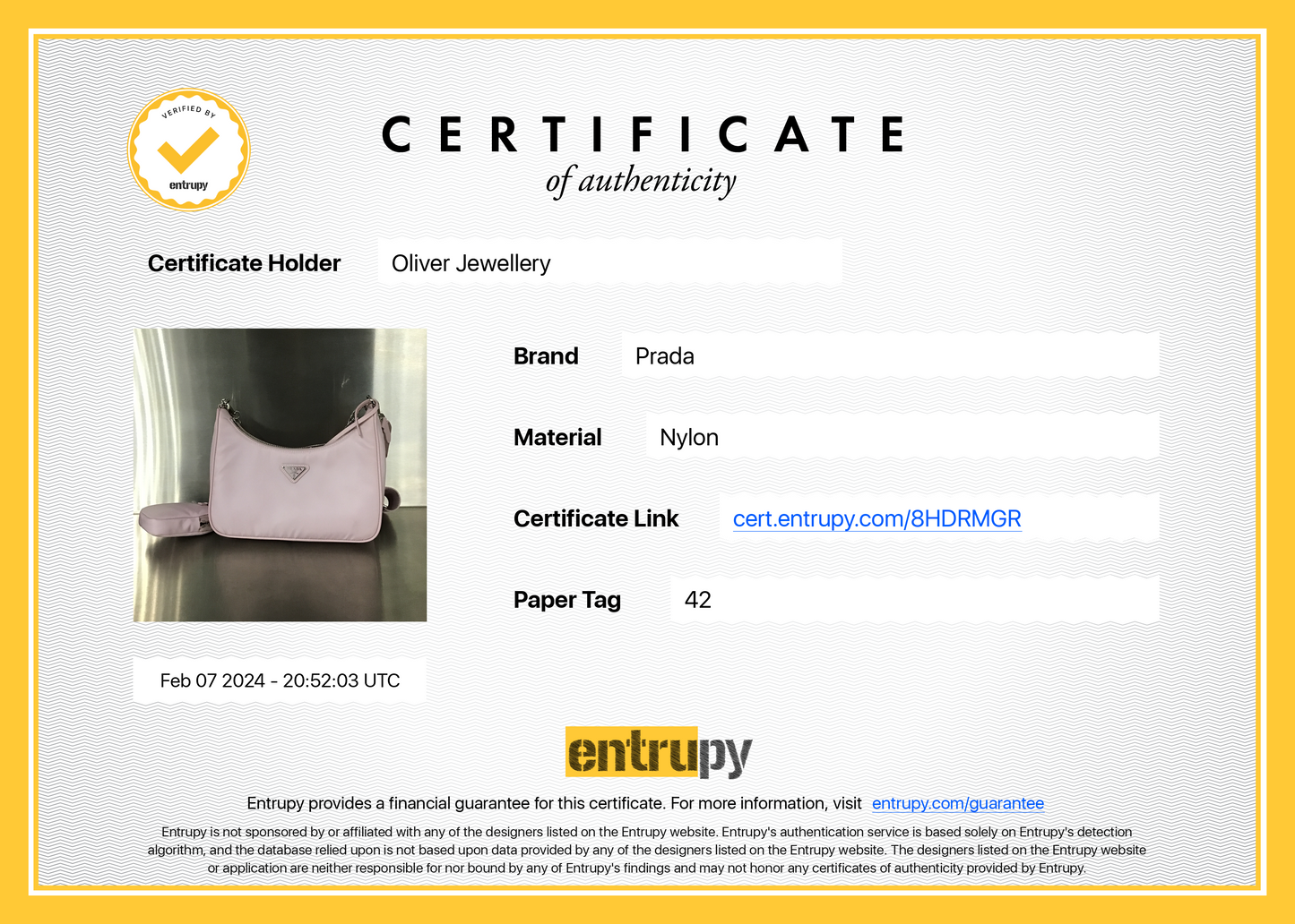 Prada 2022 Pink Re-Edition 2005 Re-Nylon Shoulder Bag