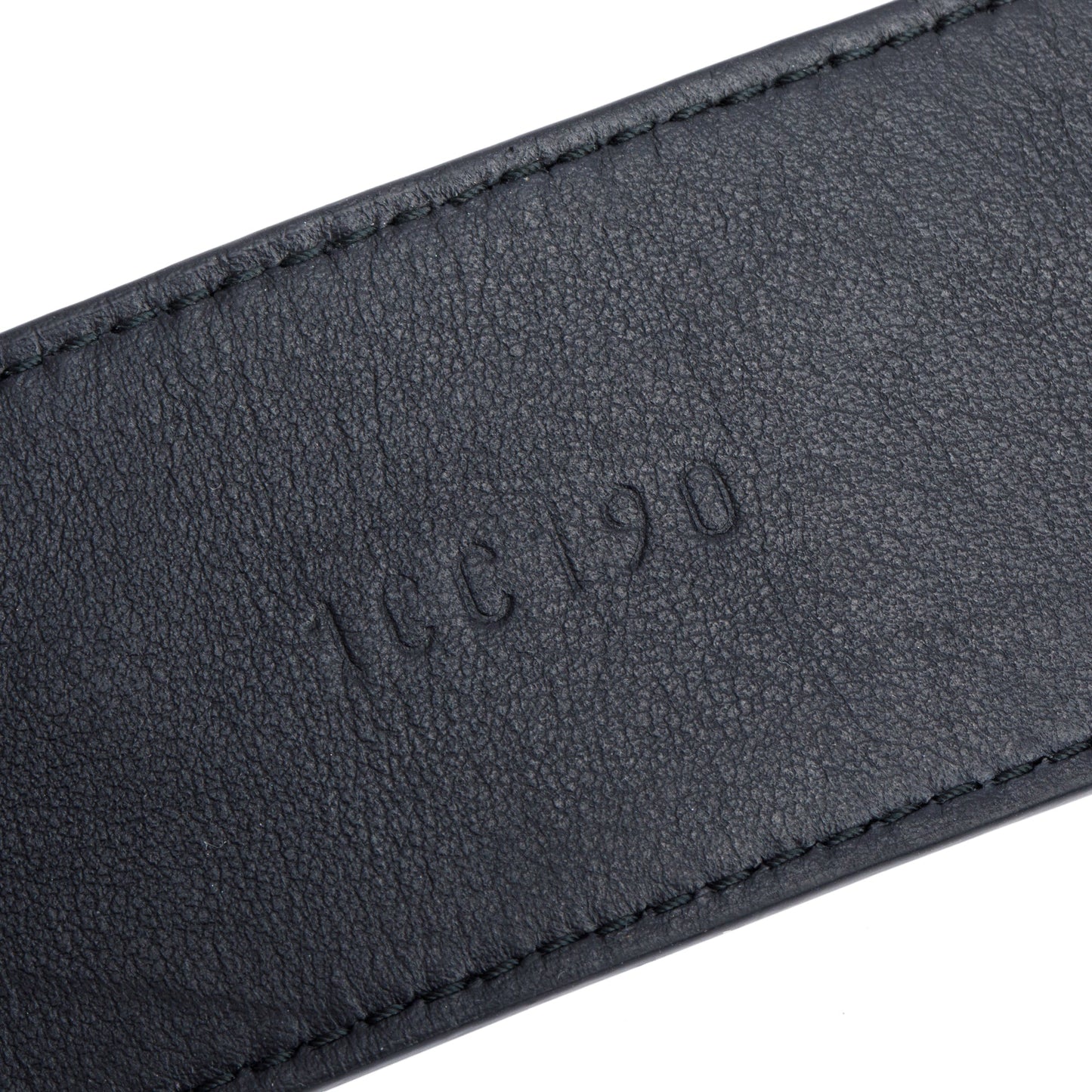 Prada Black Embroidered Calf Leather Belt 75 30